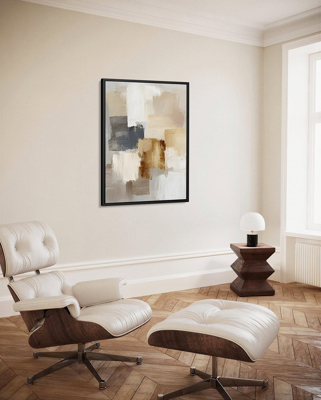 Zachte kleurvlakken Kunstwerk