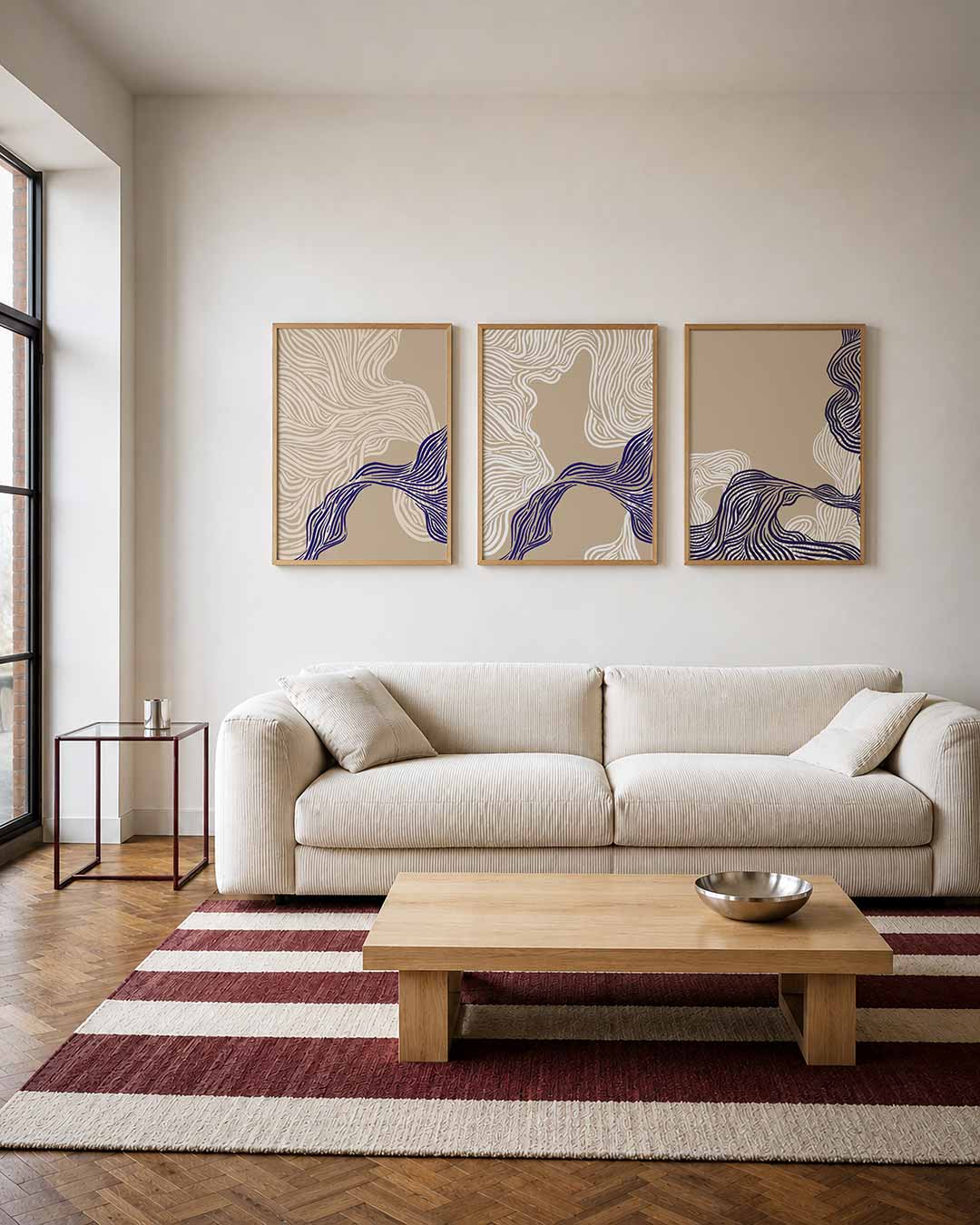 Lijnenspel en kleur Posterset