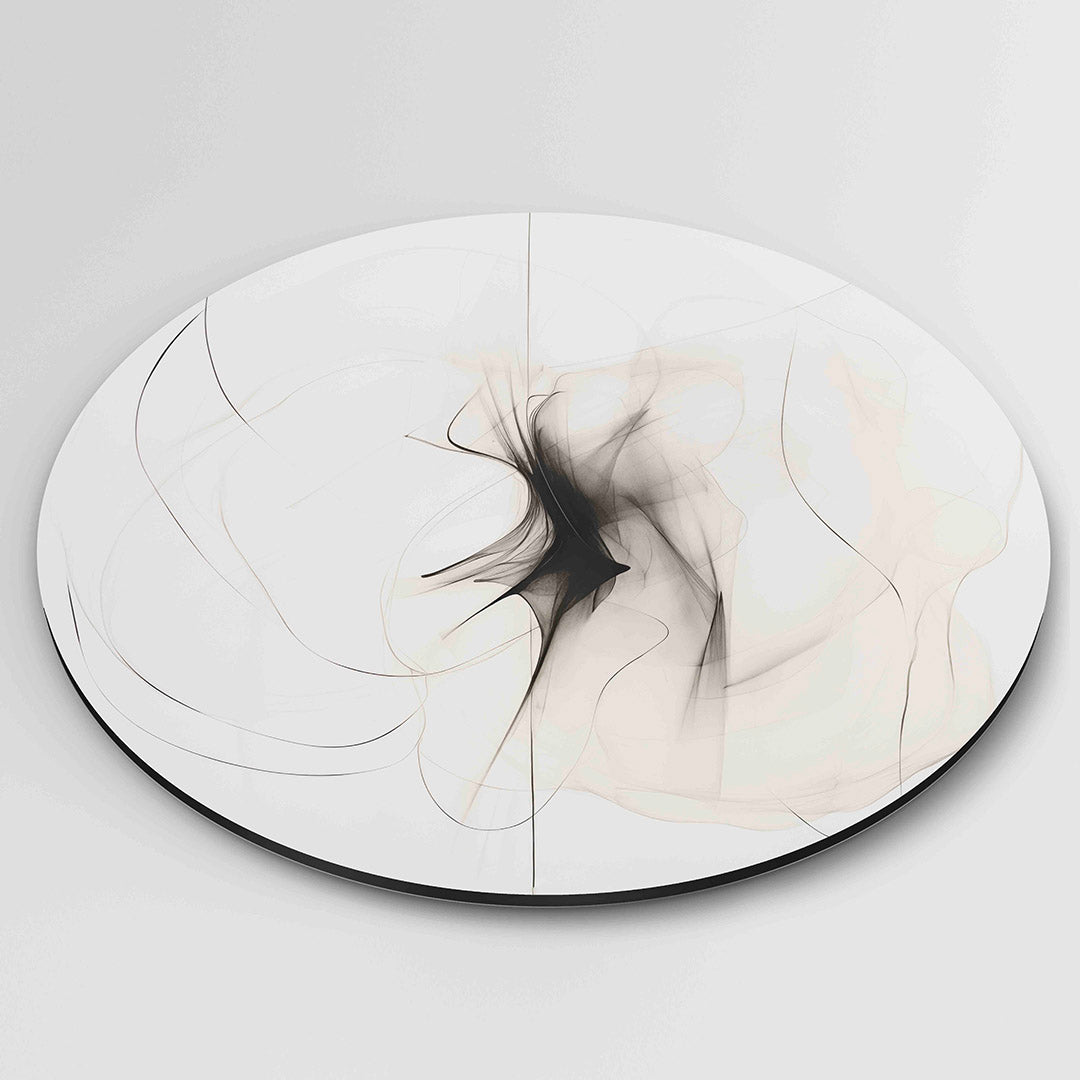 Abstracte lijnen Muurcirkel
