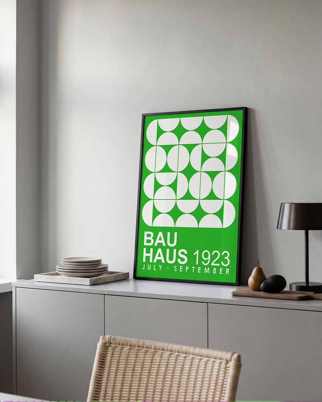 Vormritme en kleur Poster