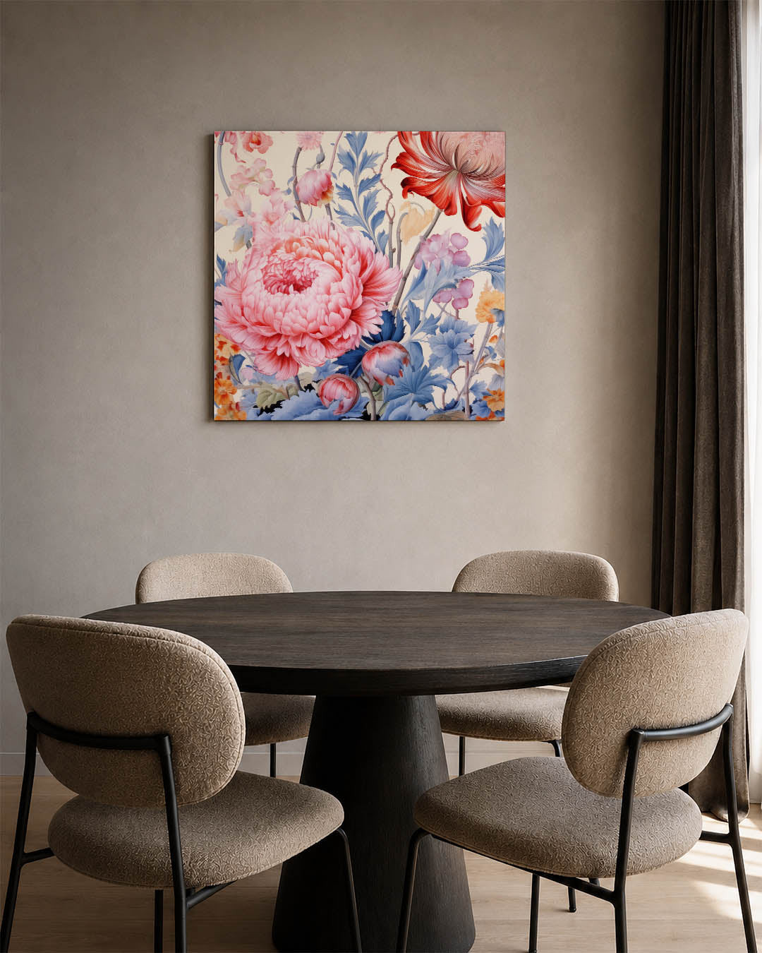 Bloemrijke fantasie Kunstwerk