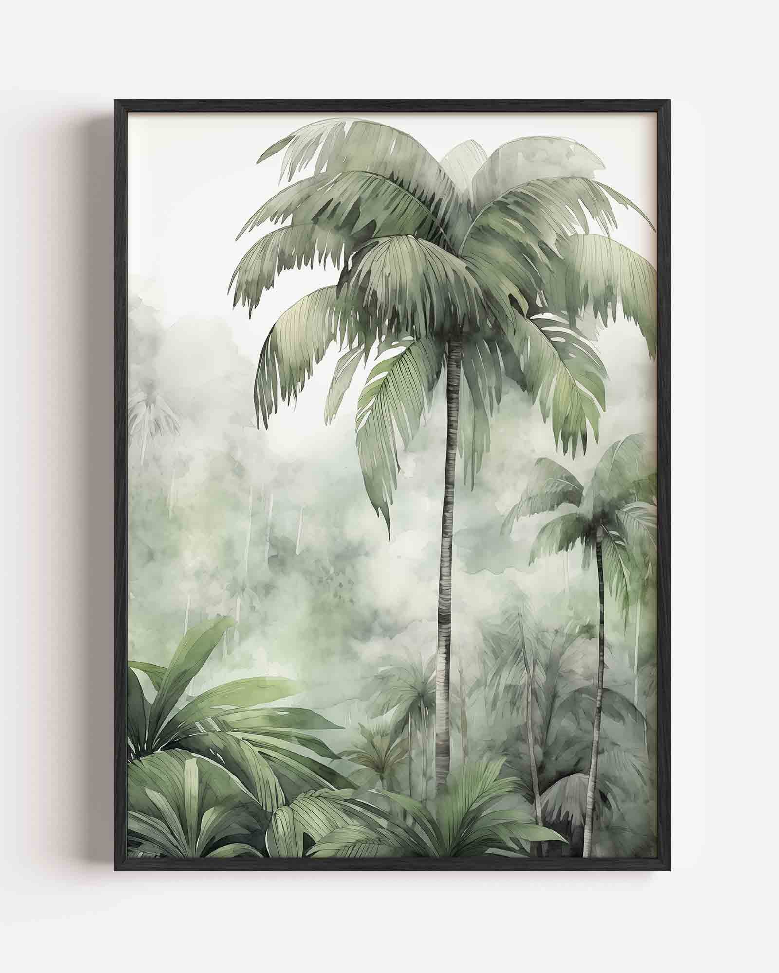 Tropische palmbomen Poster