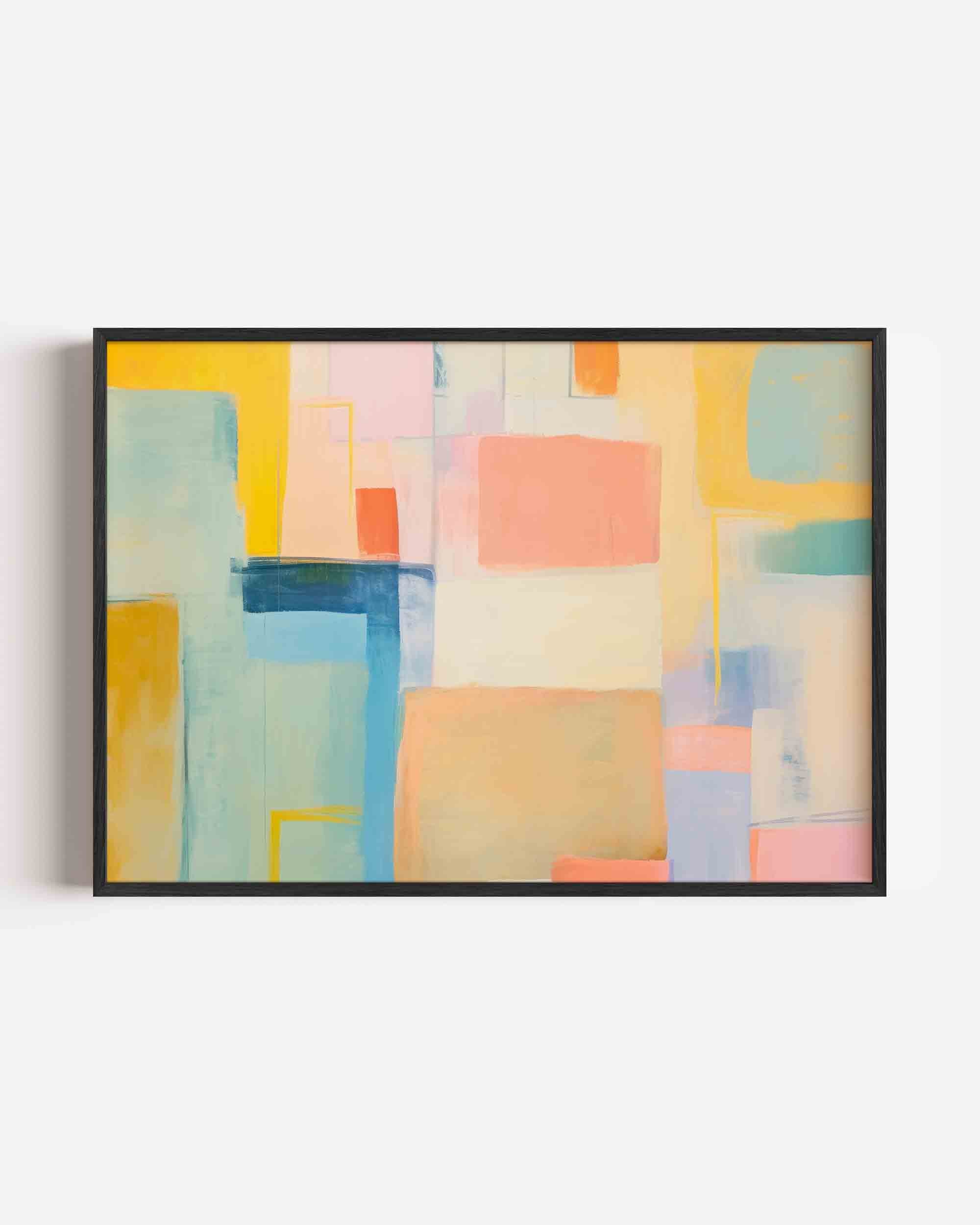 Abstracte vormen Poster
