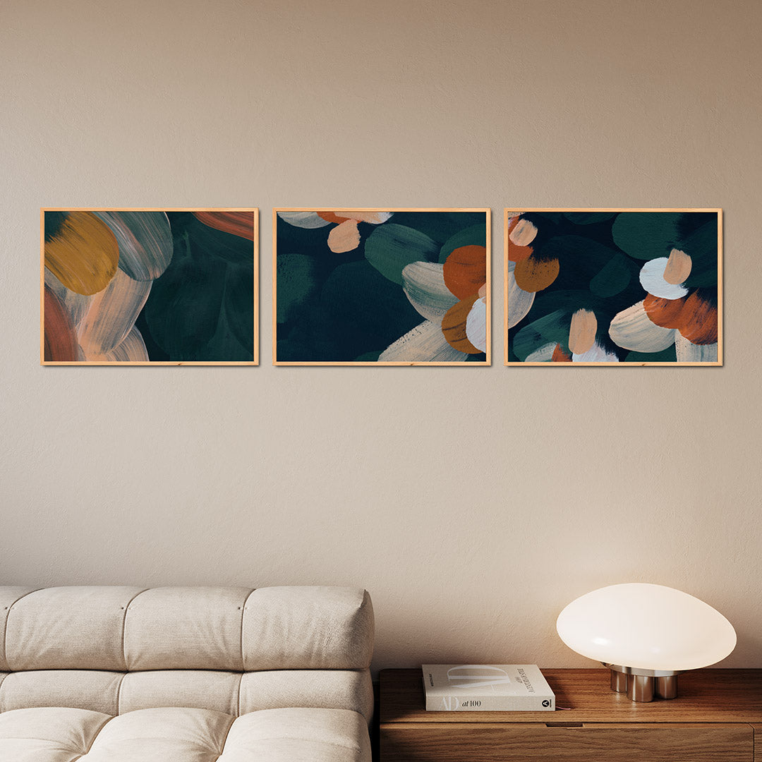 Kleurvlakken harmonie Posterset