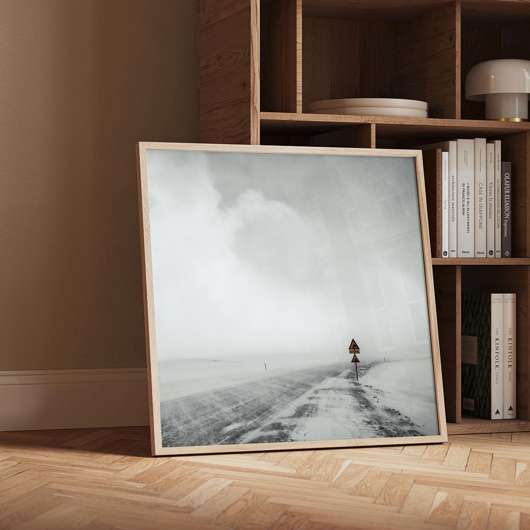Weg in de mist Poster