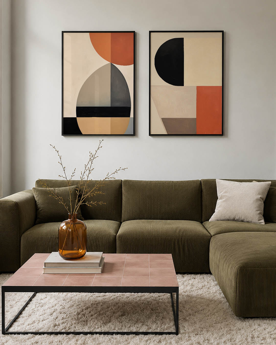 Vorm en kleurenspel Posterset