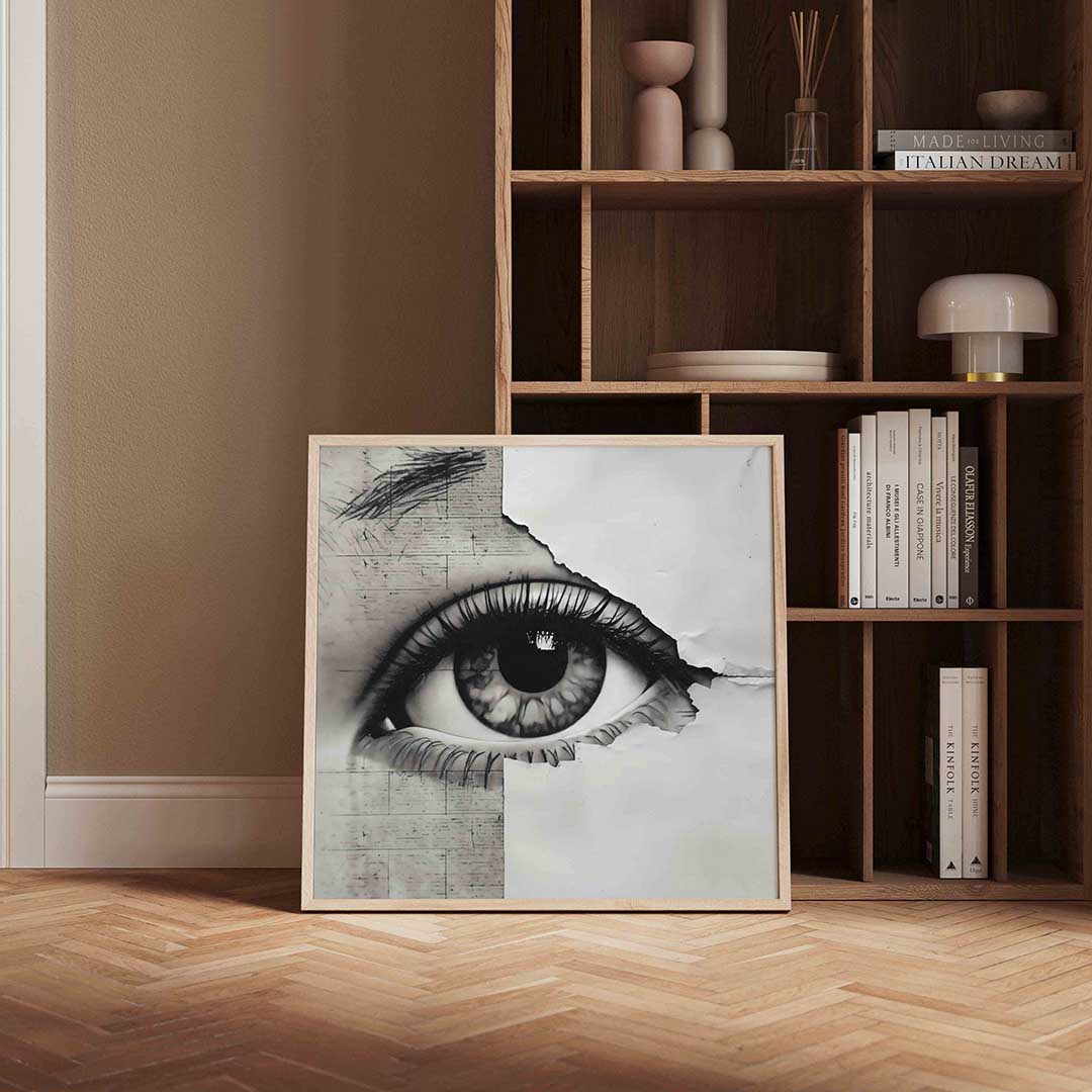 Oog en textuur Poster