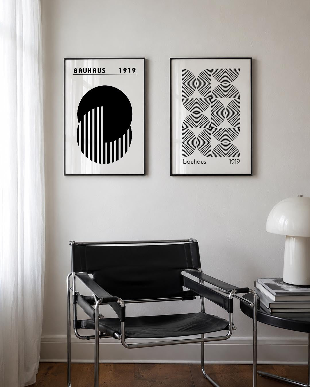 Cirkel en strepen Posterset