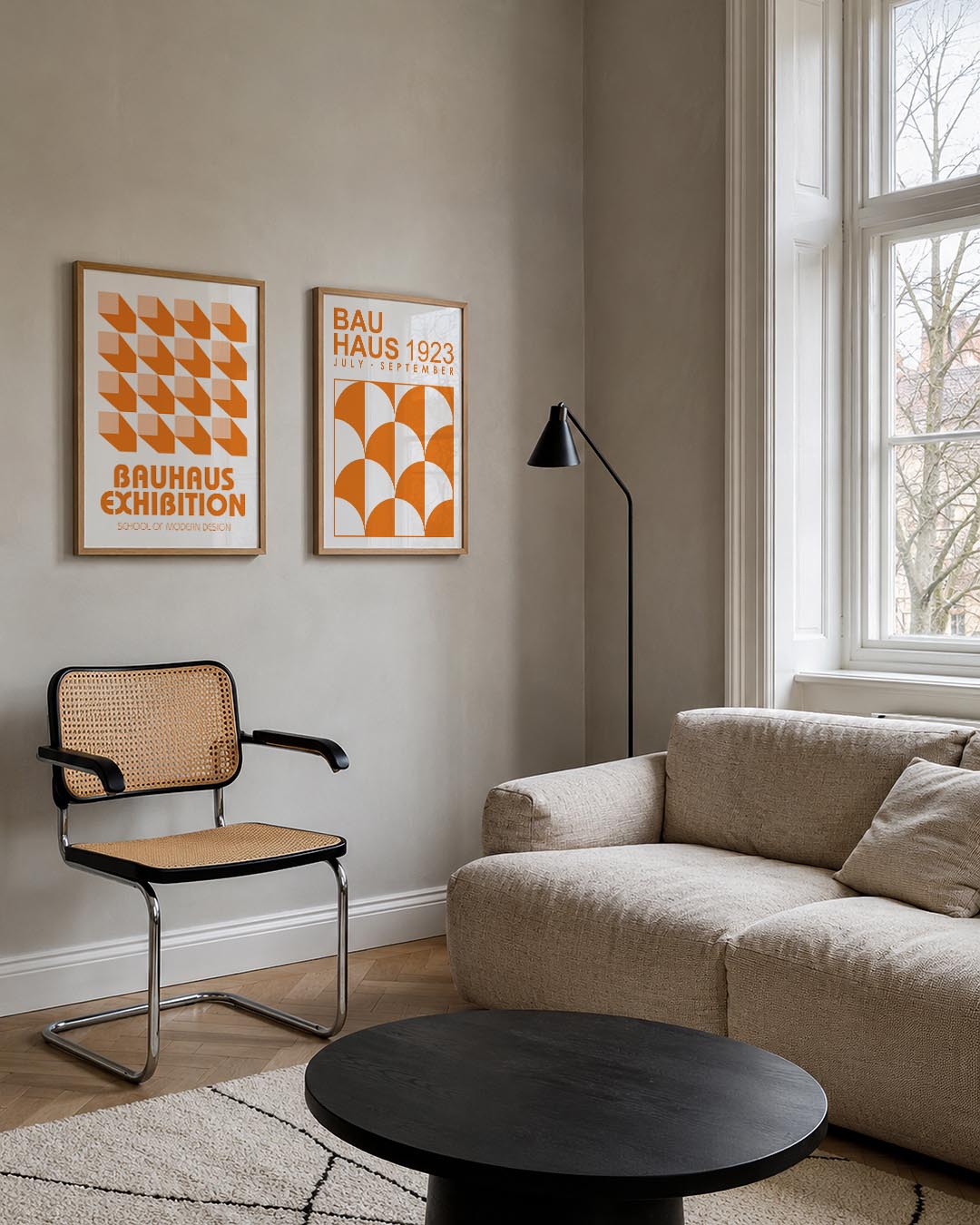 Vorm en schaduw Posterset