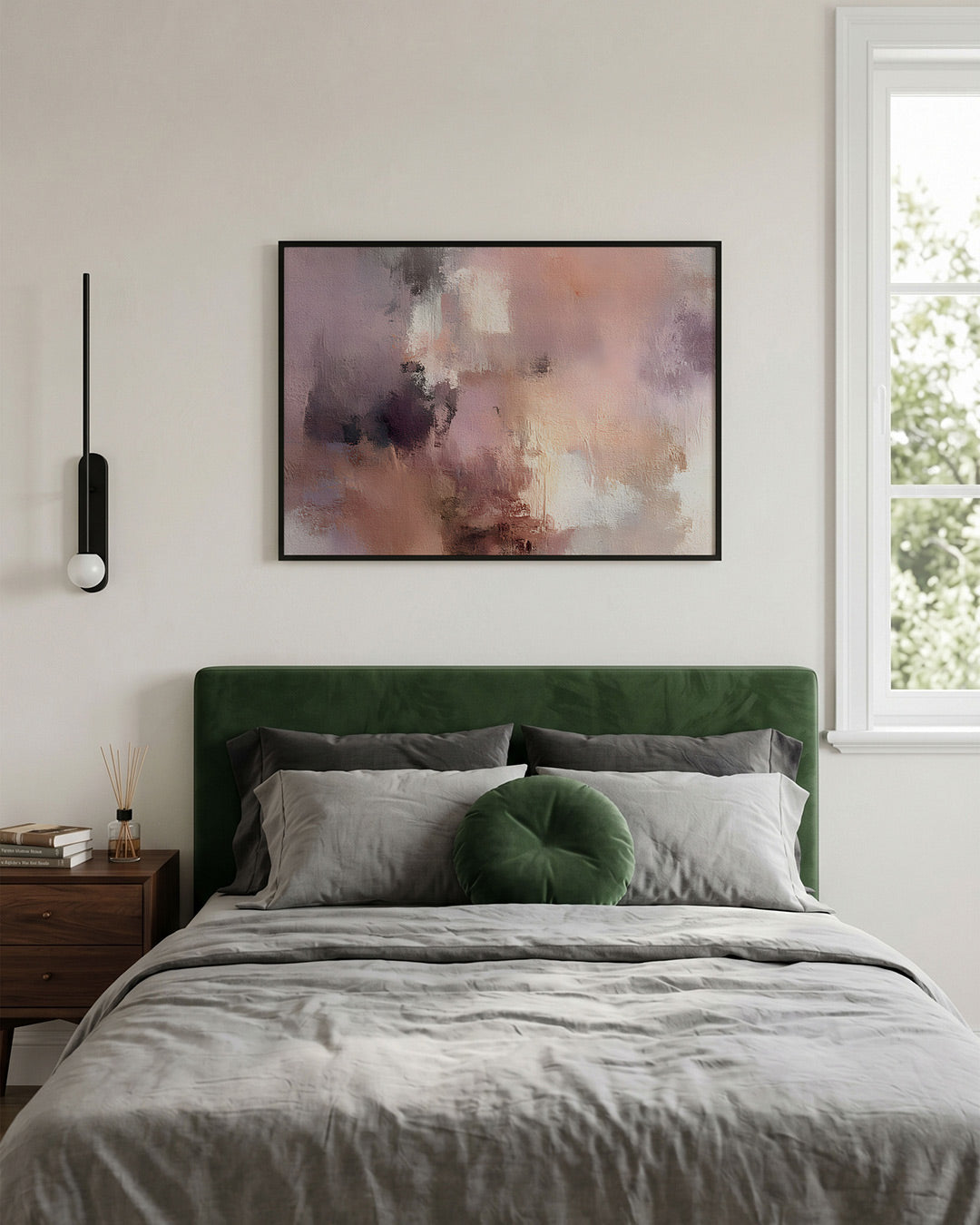 Abstracte pastel Poster