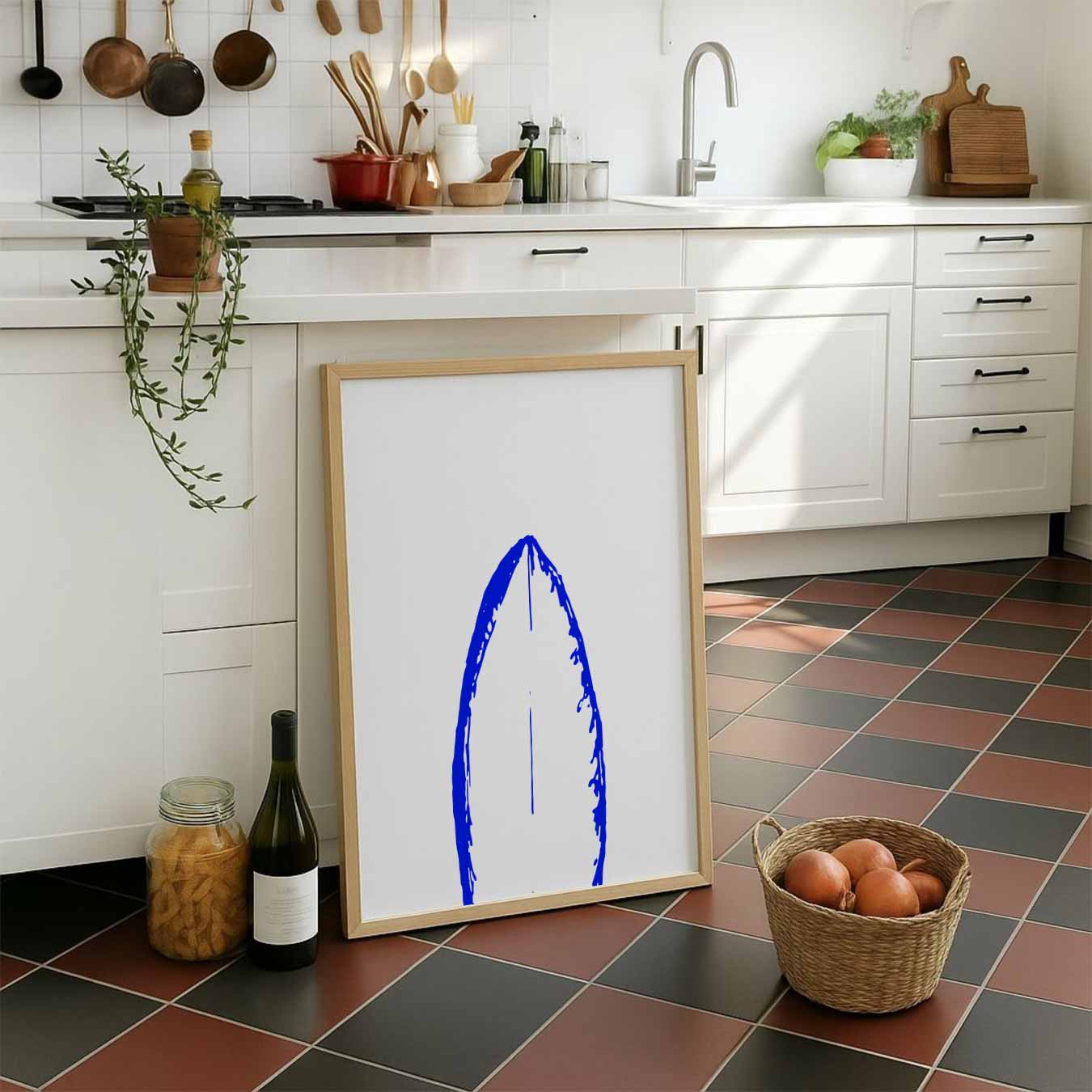 Moderne Bladkunst Poster-WallArtistic