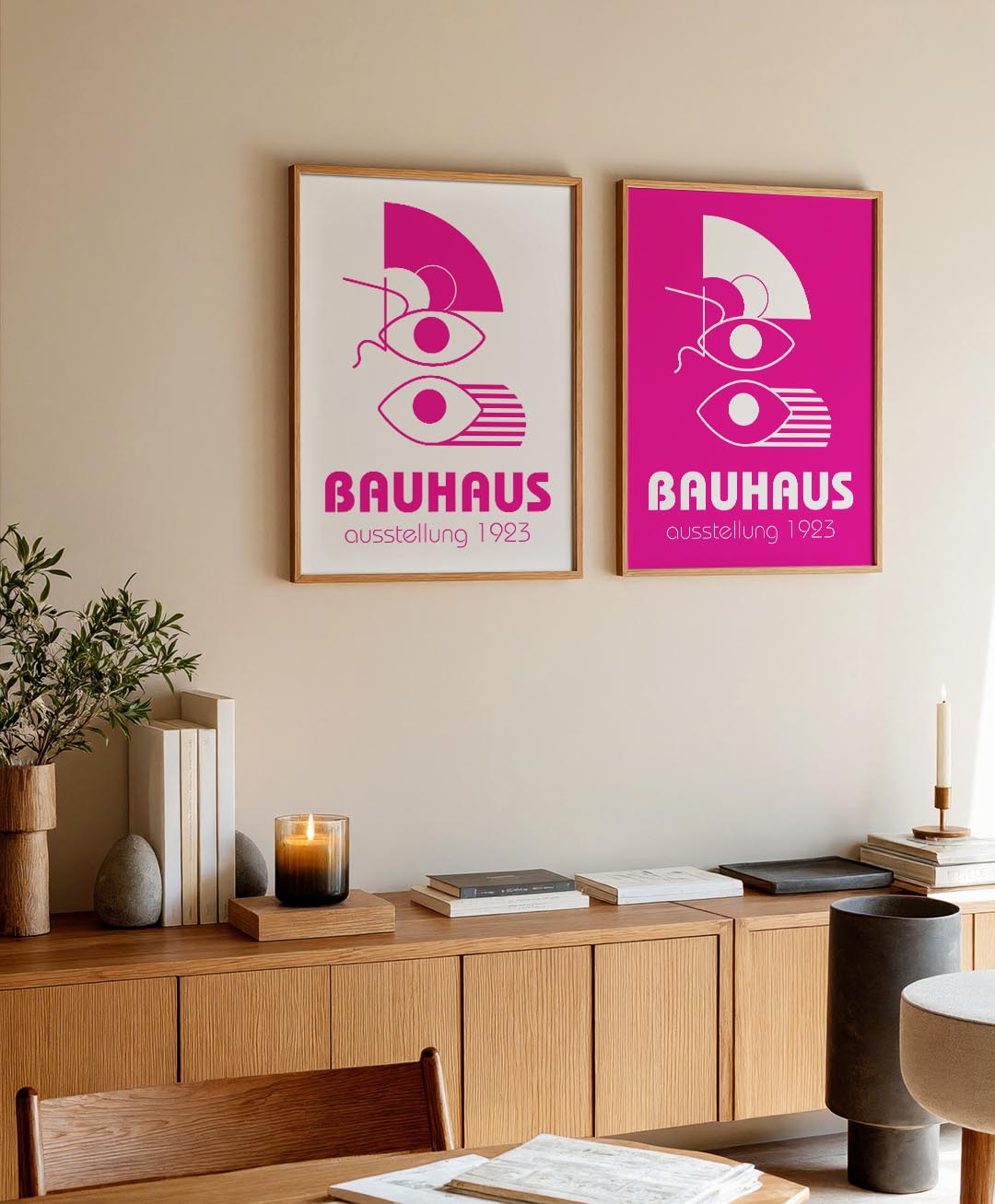 Vormen en ogen Posterset