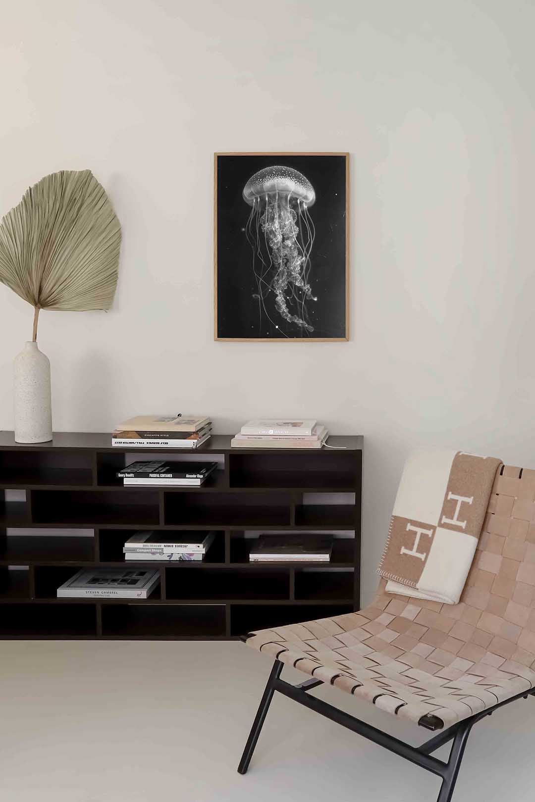 Kwal in zwart wit Poster