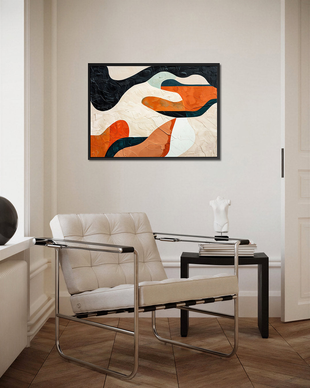 Organische vormen compositie Kunstwerk