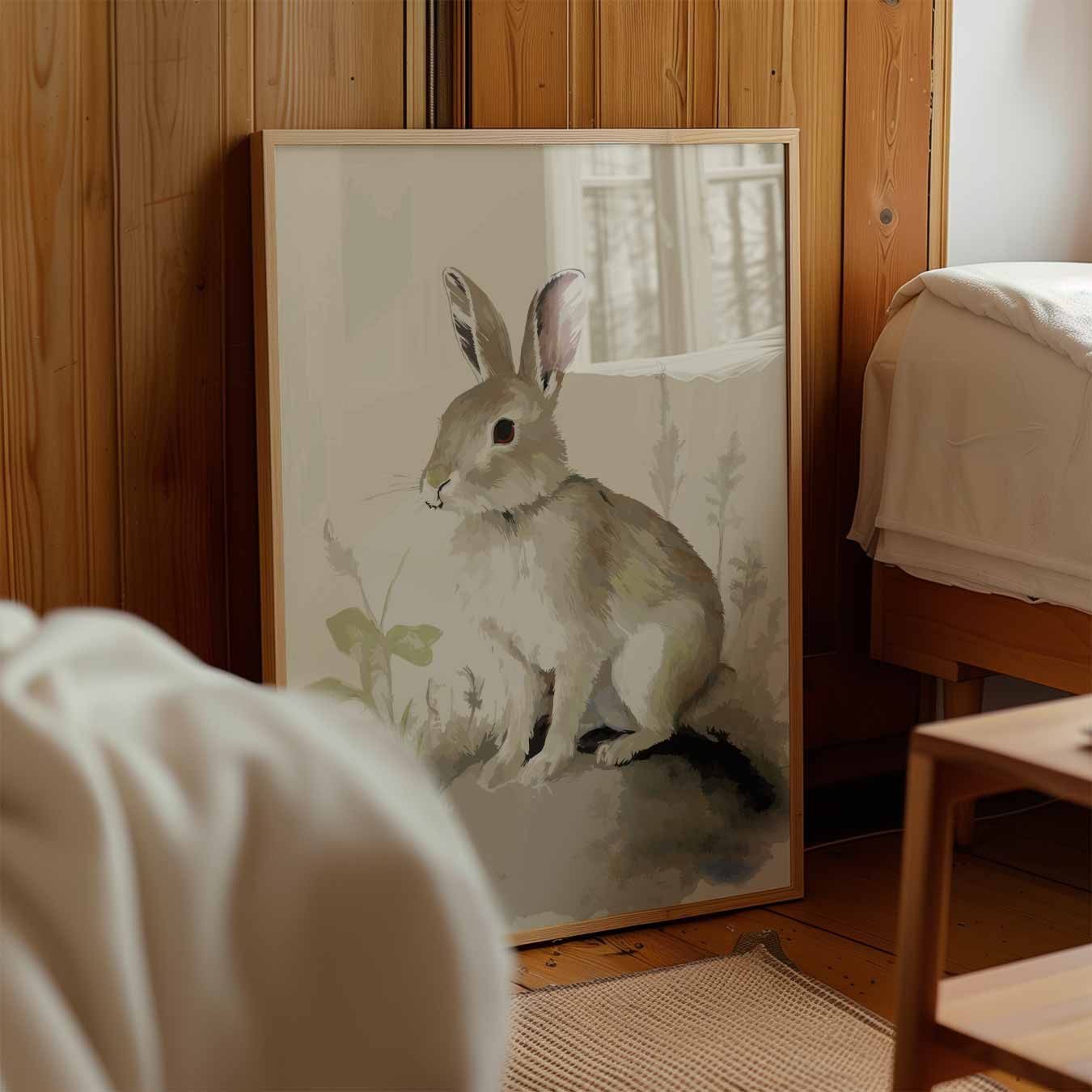 Schattige Konijnenposter-WallArtistic