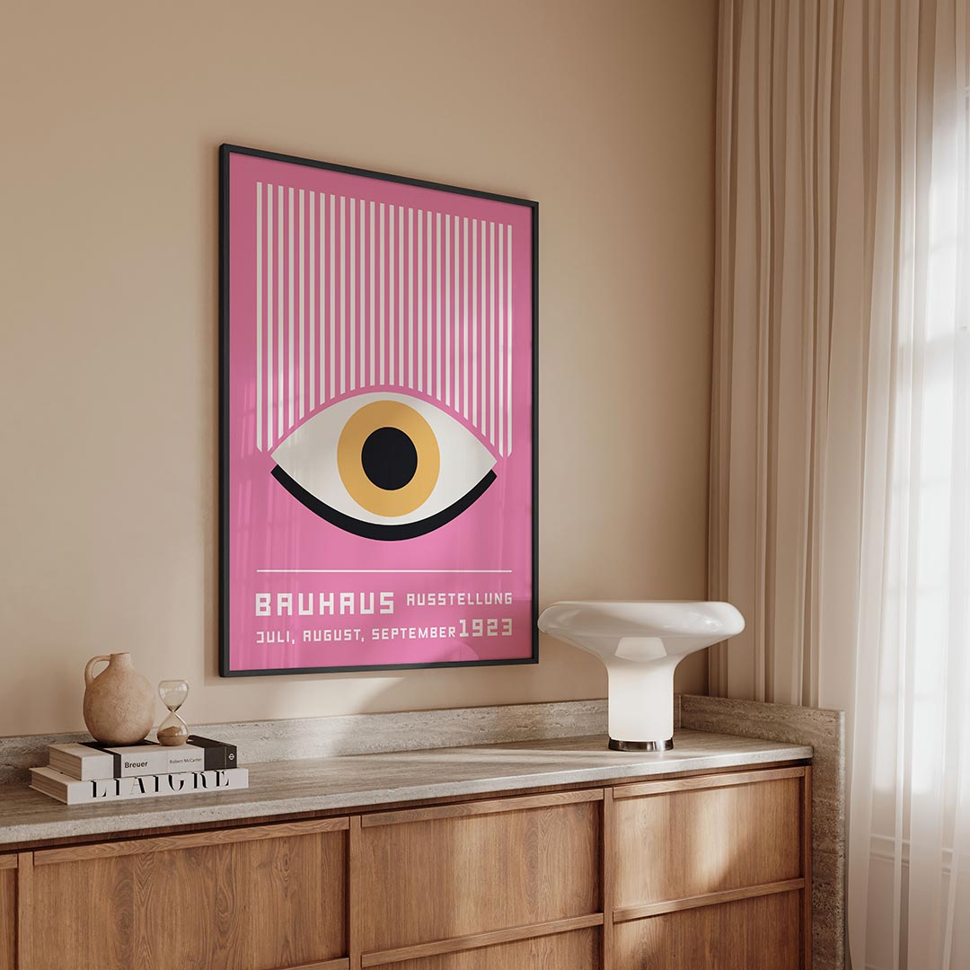 Oog en lijnen Poster
