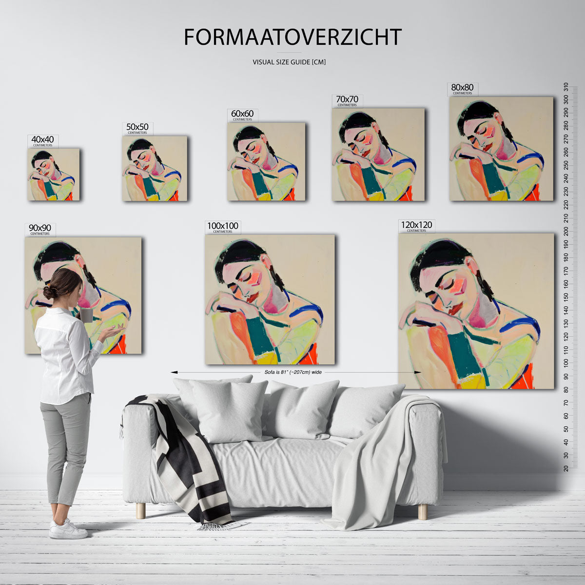 Dromende vrouw Poster