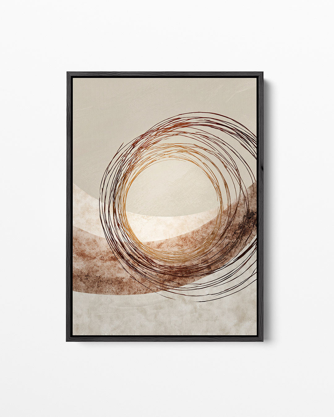 Cirkelvormige lijnen Kunstwerk
