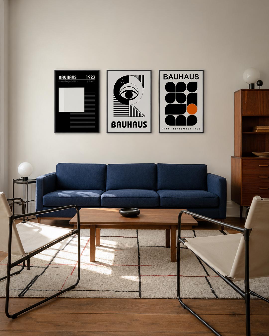 Lijnen en vlakkenspel Posterset