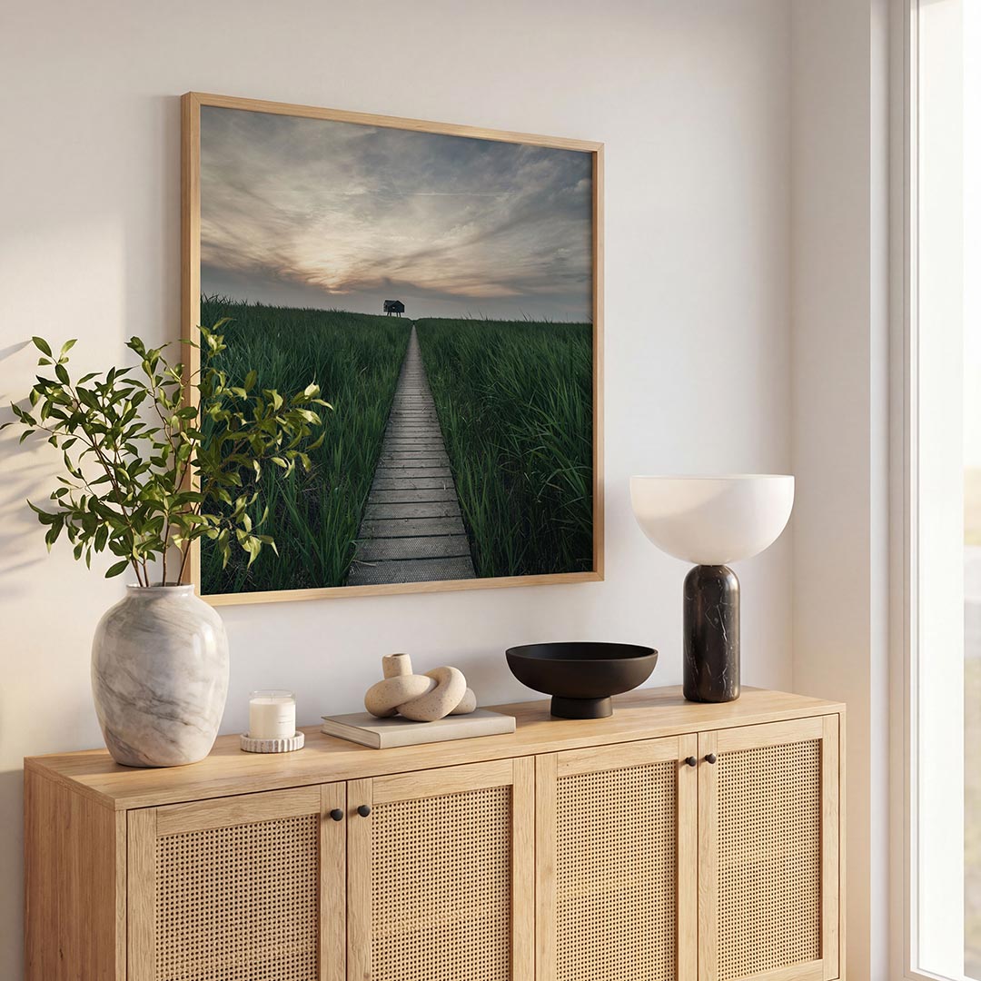 Rustige wandelpad Poster