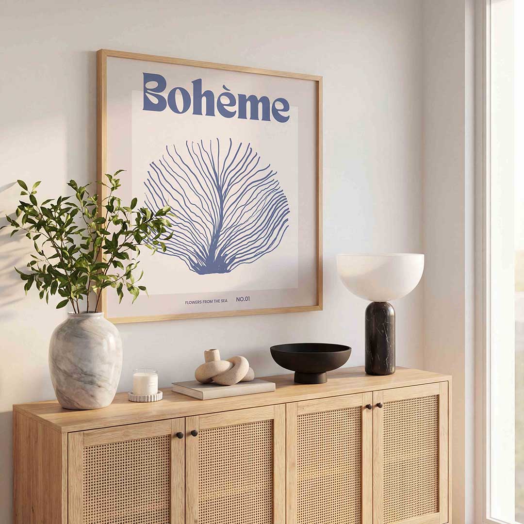 Bohème zeeplant Poster