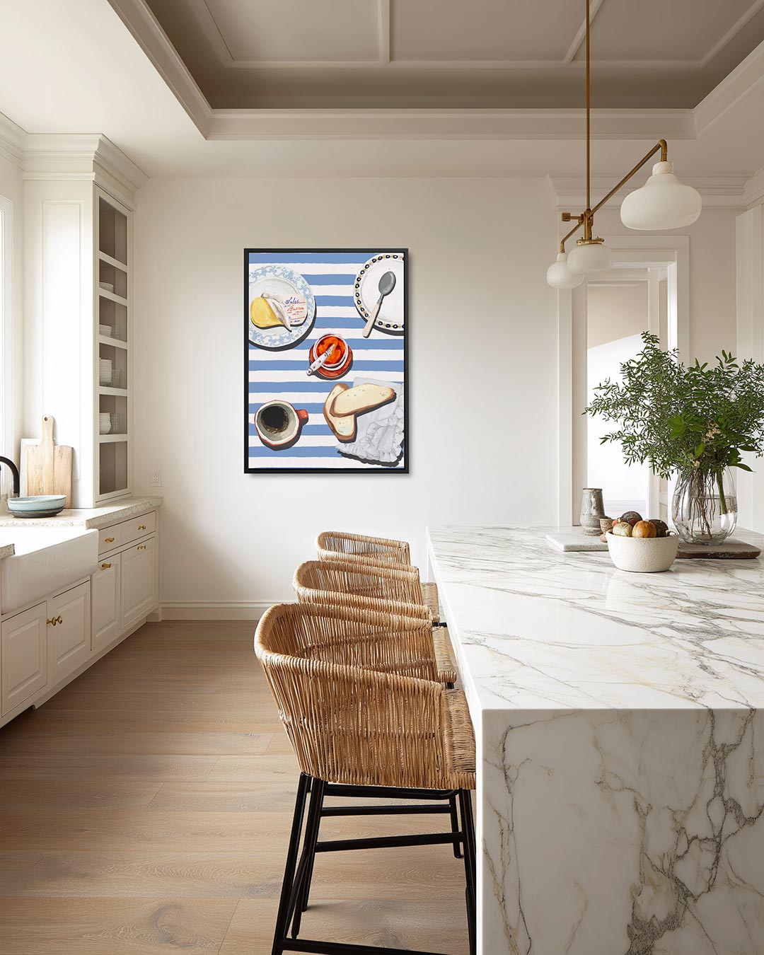 Ontbijt op tafel Kunstwerk
