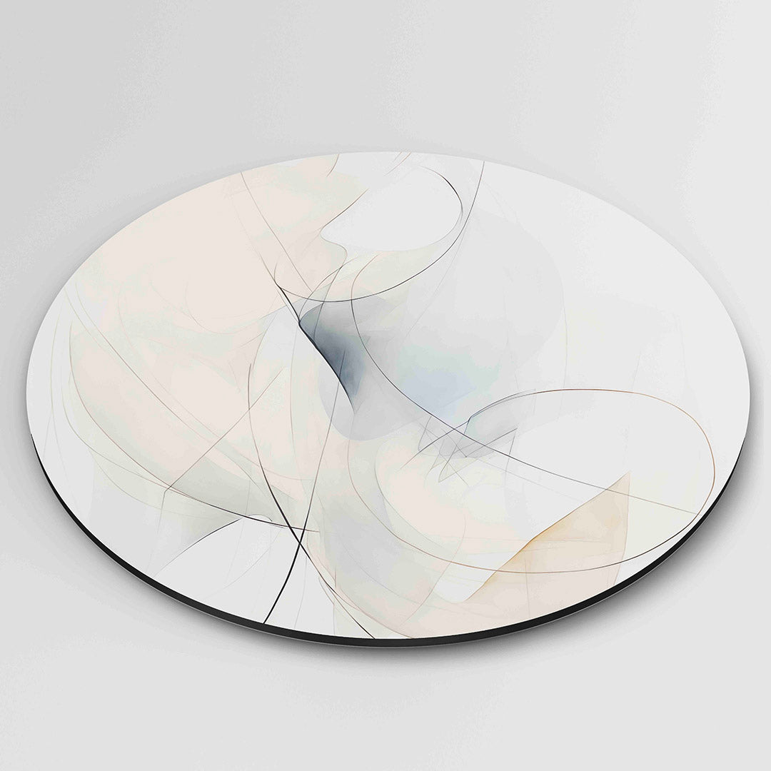 Abstracte lijnen Muurcirkel