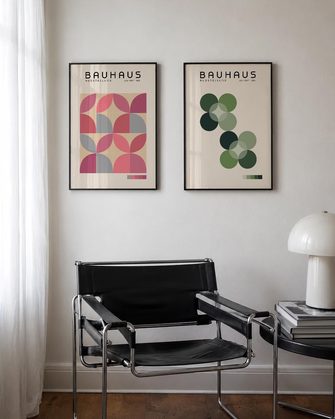Kleurige vormen Posterset