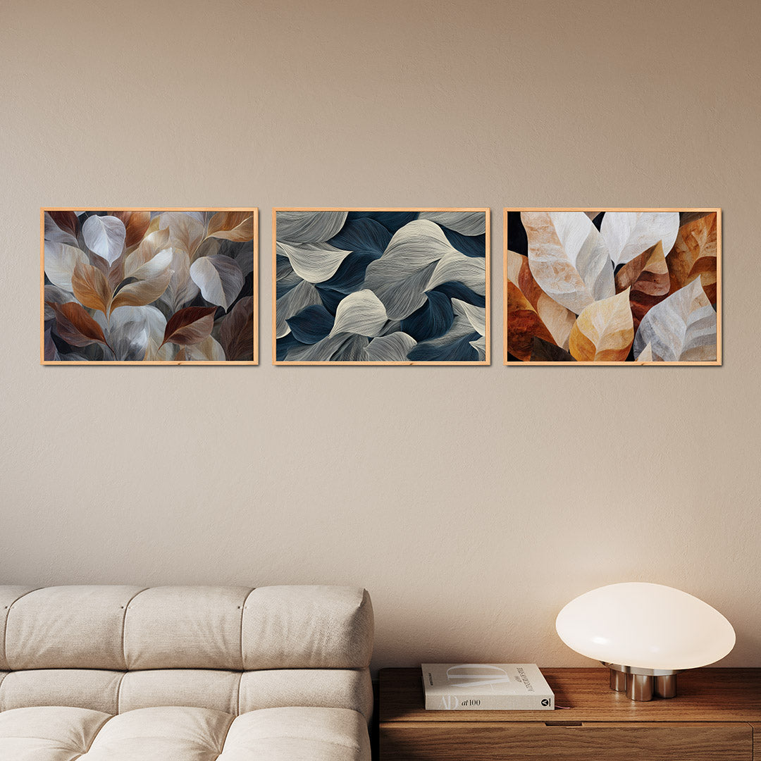 Bladpatroon harmonie Posterset