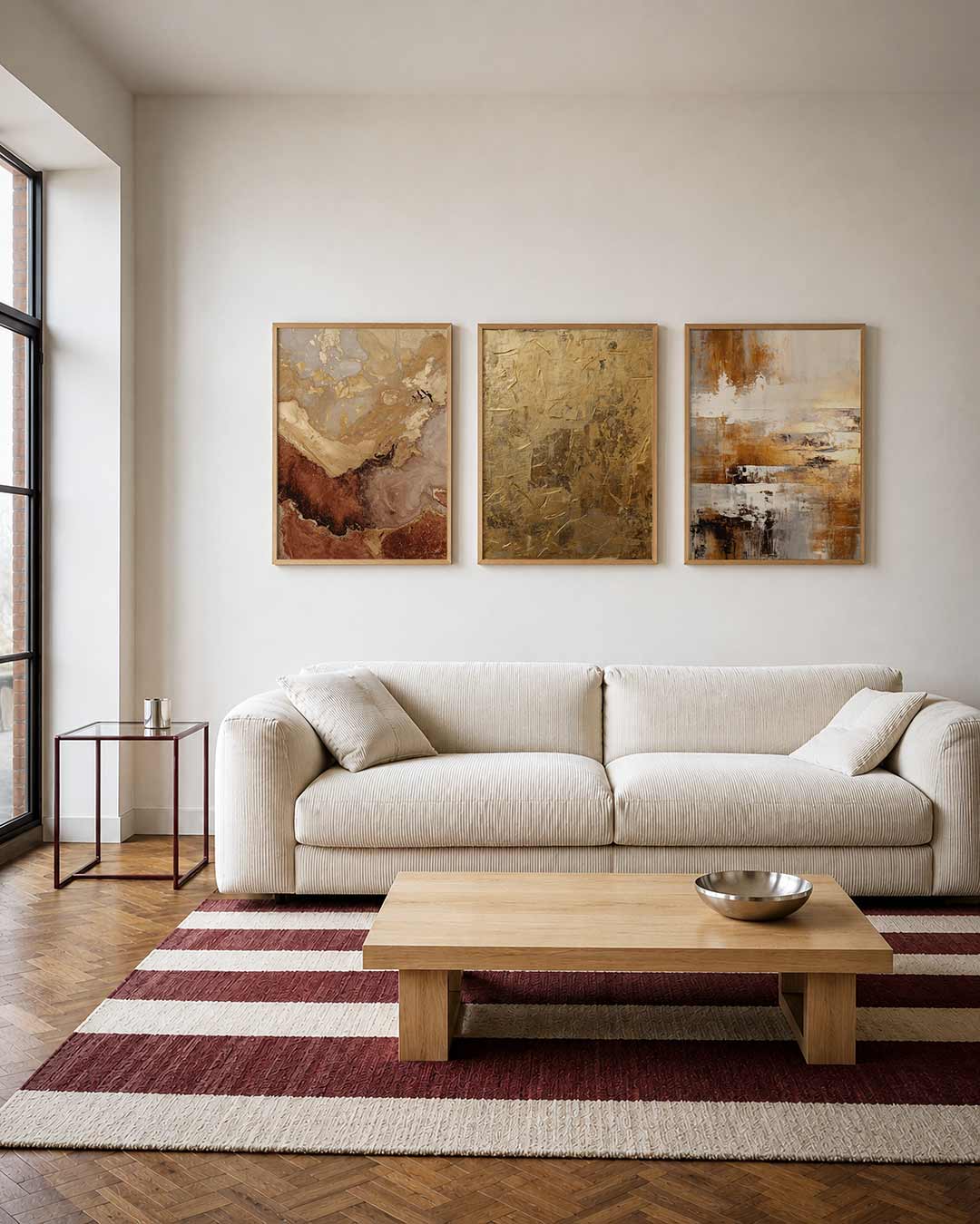 Aardse kleurvlakken Posterset