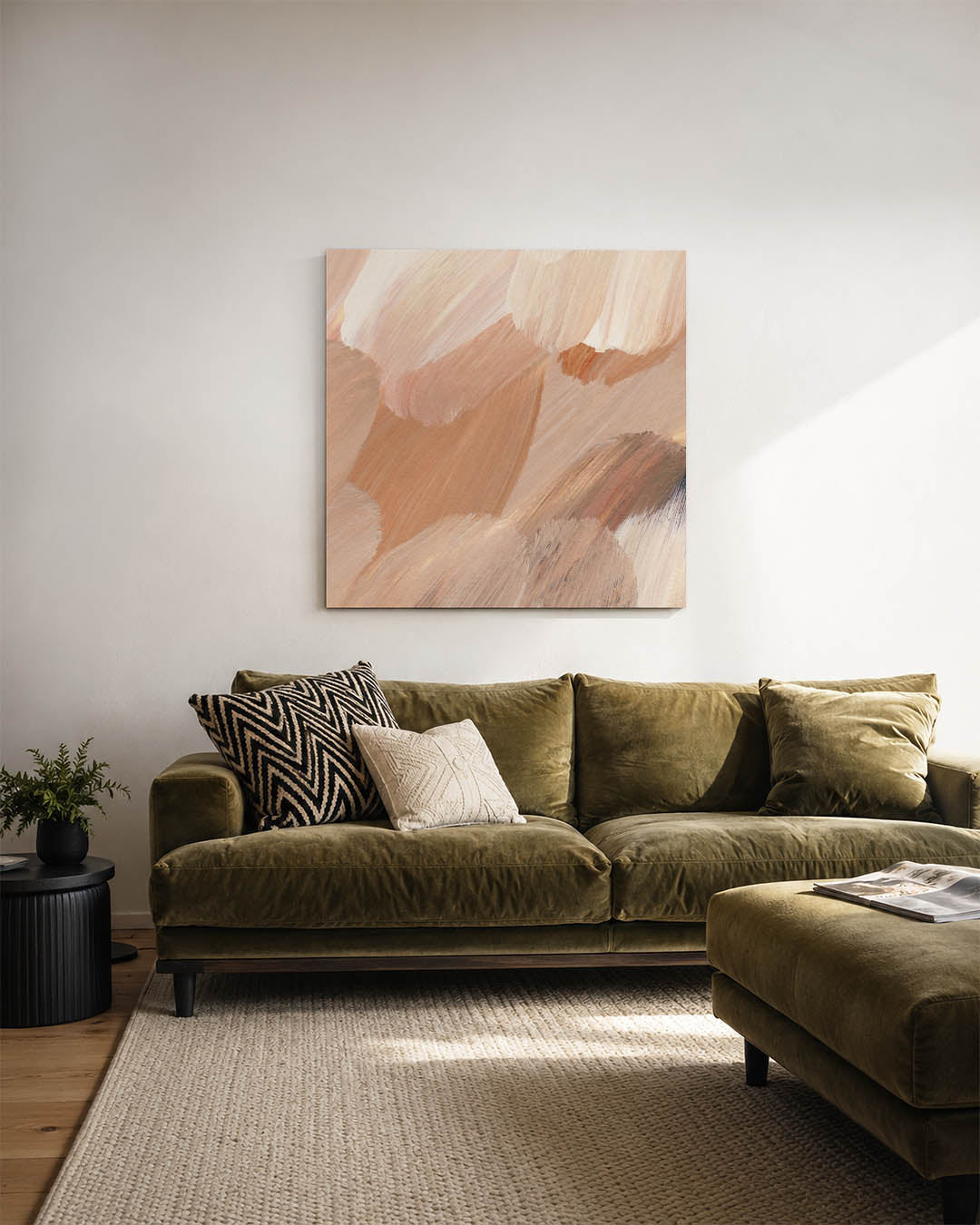 Zachte penseelstreken Kunstwerk