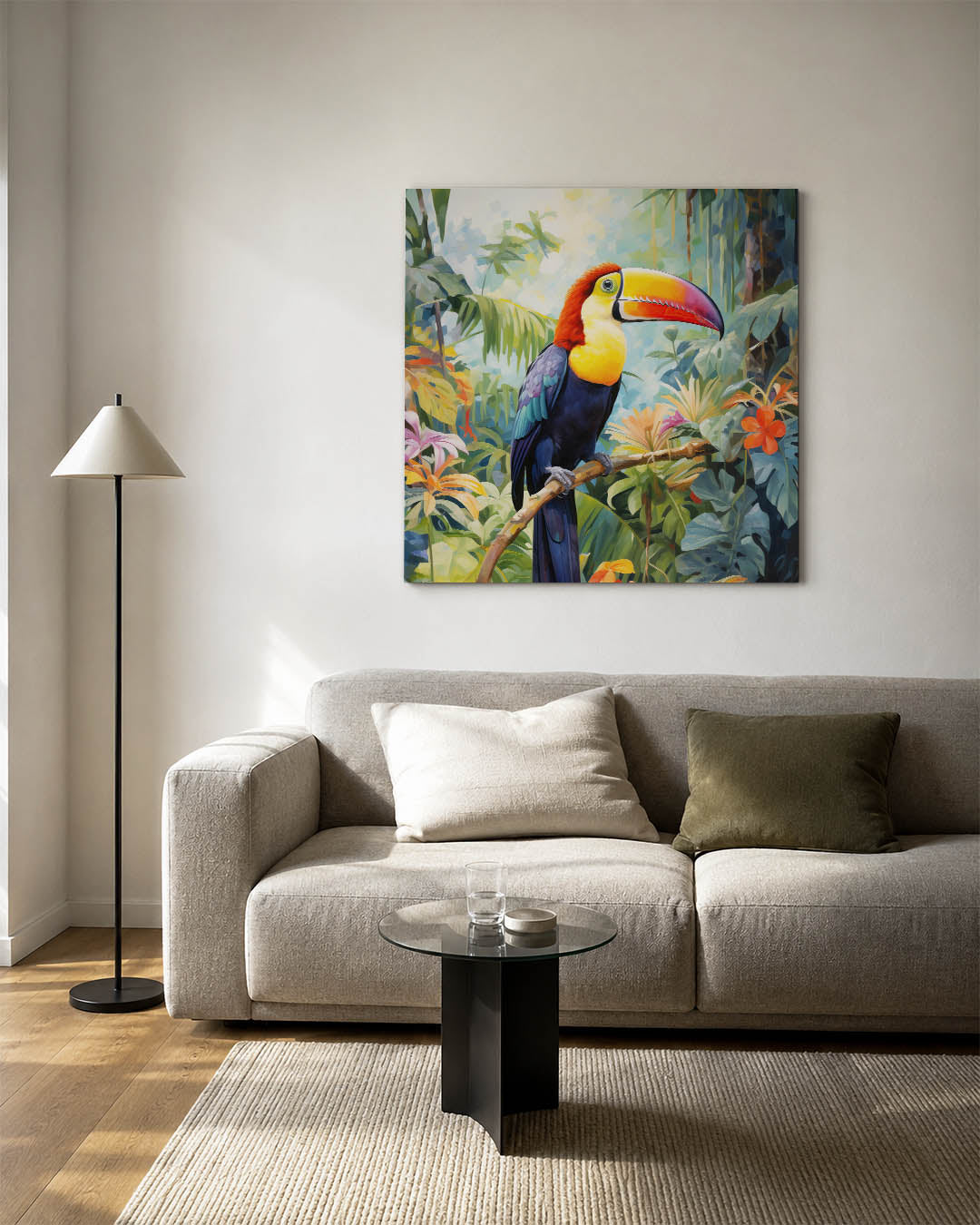 Vrolijke toekan Kunstwerk