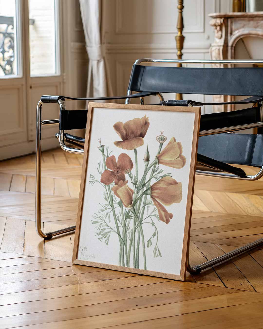 Bloemige Veldschoonheid Poster-WallArtistic