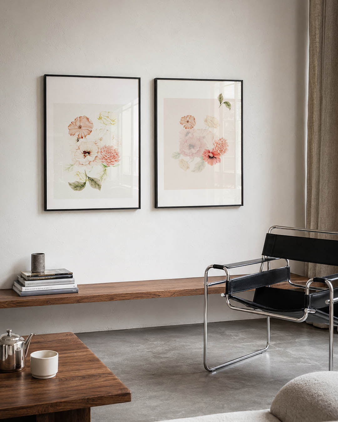 Bloemrijke verfijning Posterset