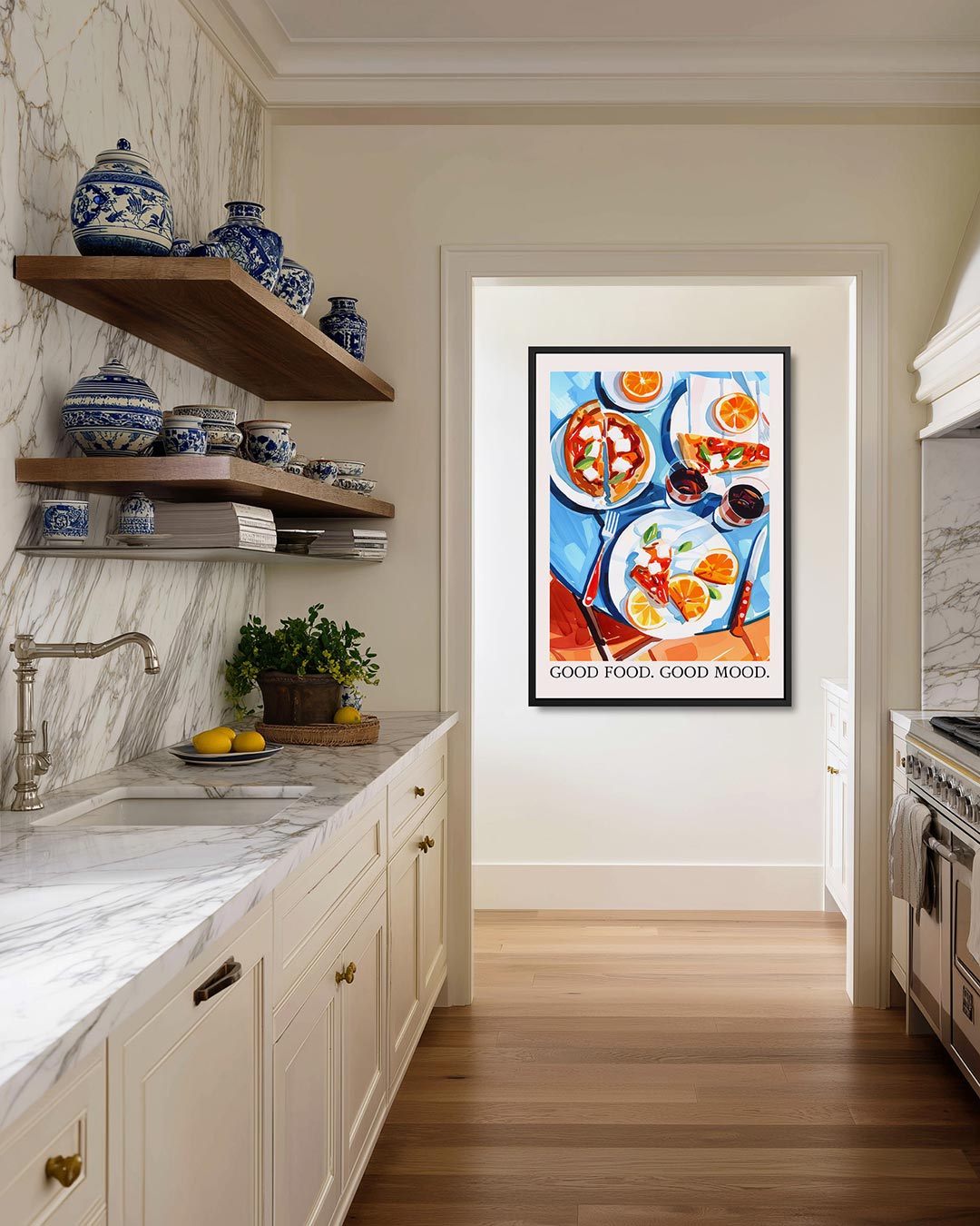 Levendige eettafel Kunstwerk
