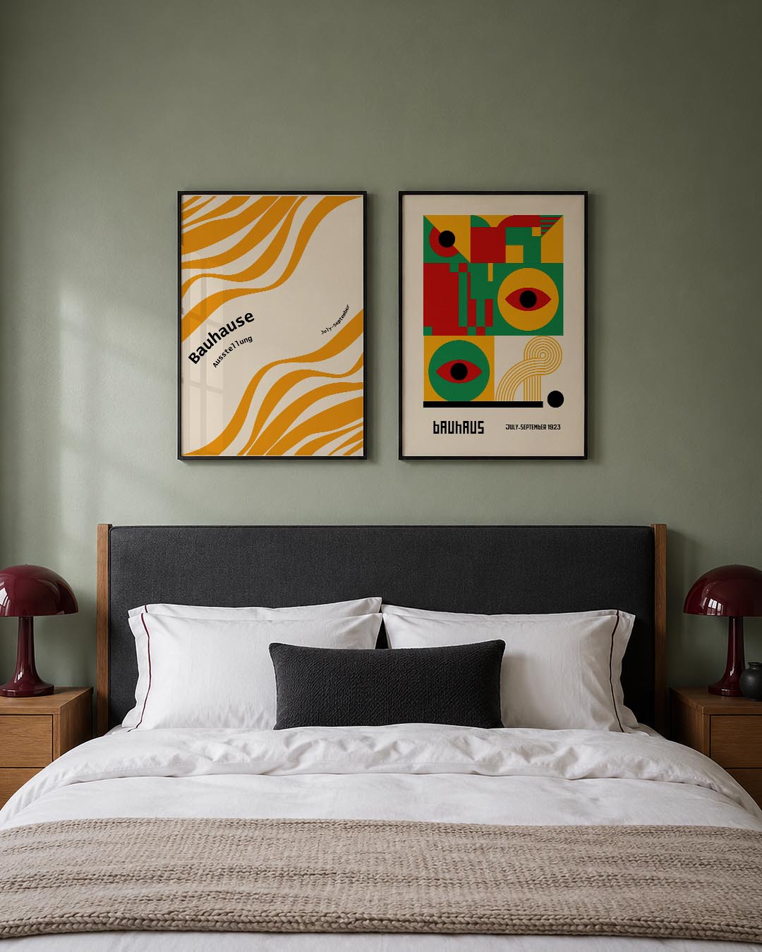 Golvend lijnenspel Posterset