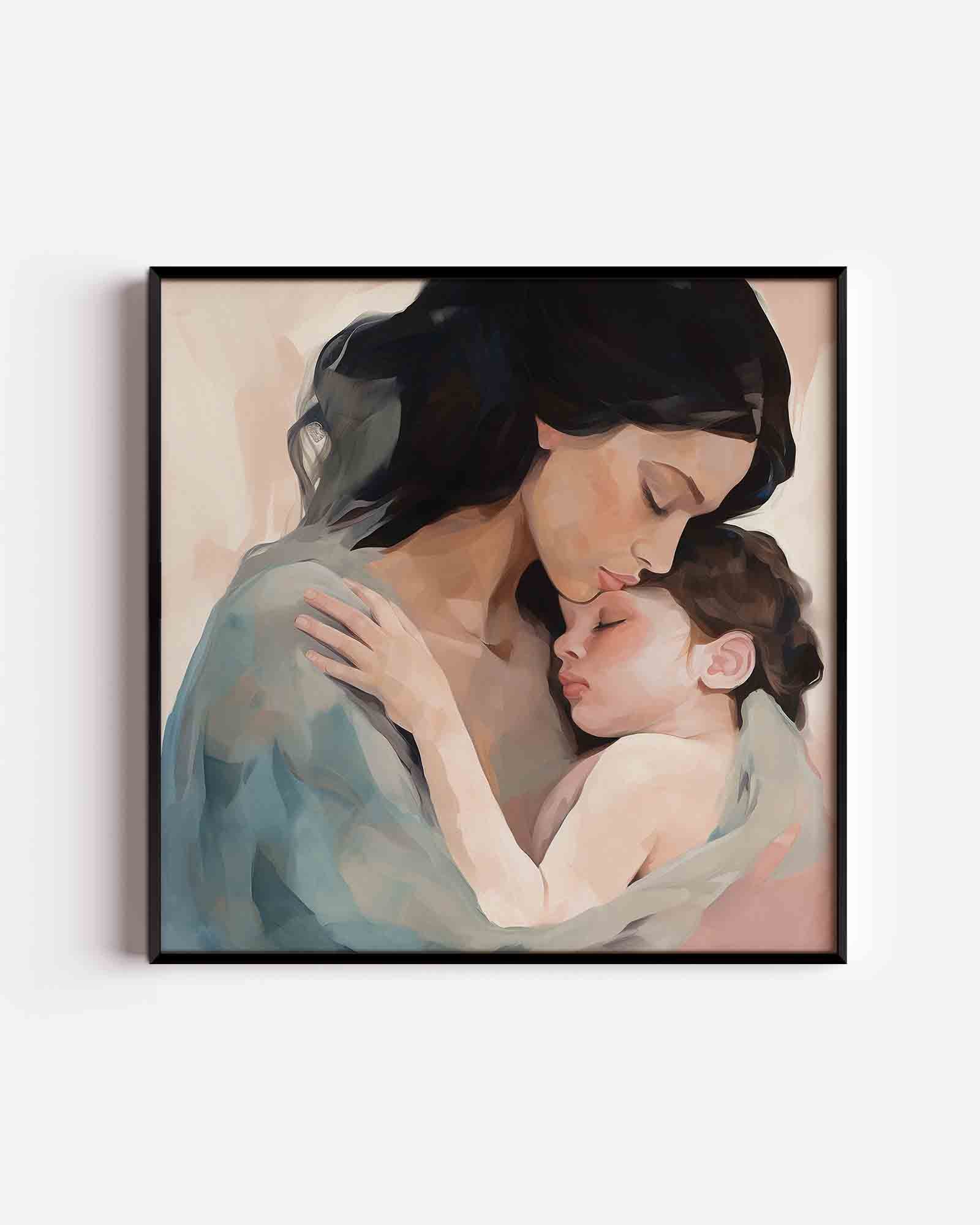 Moeder en kind Poster