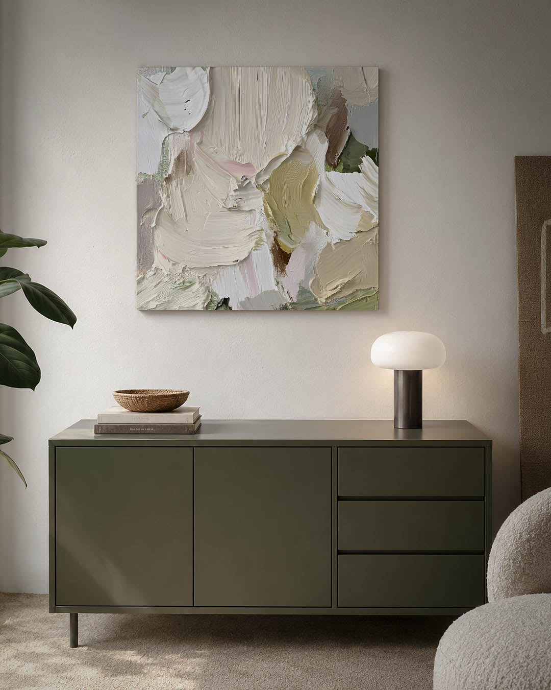 Organische kleurencompositie Kunstwerk