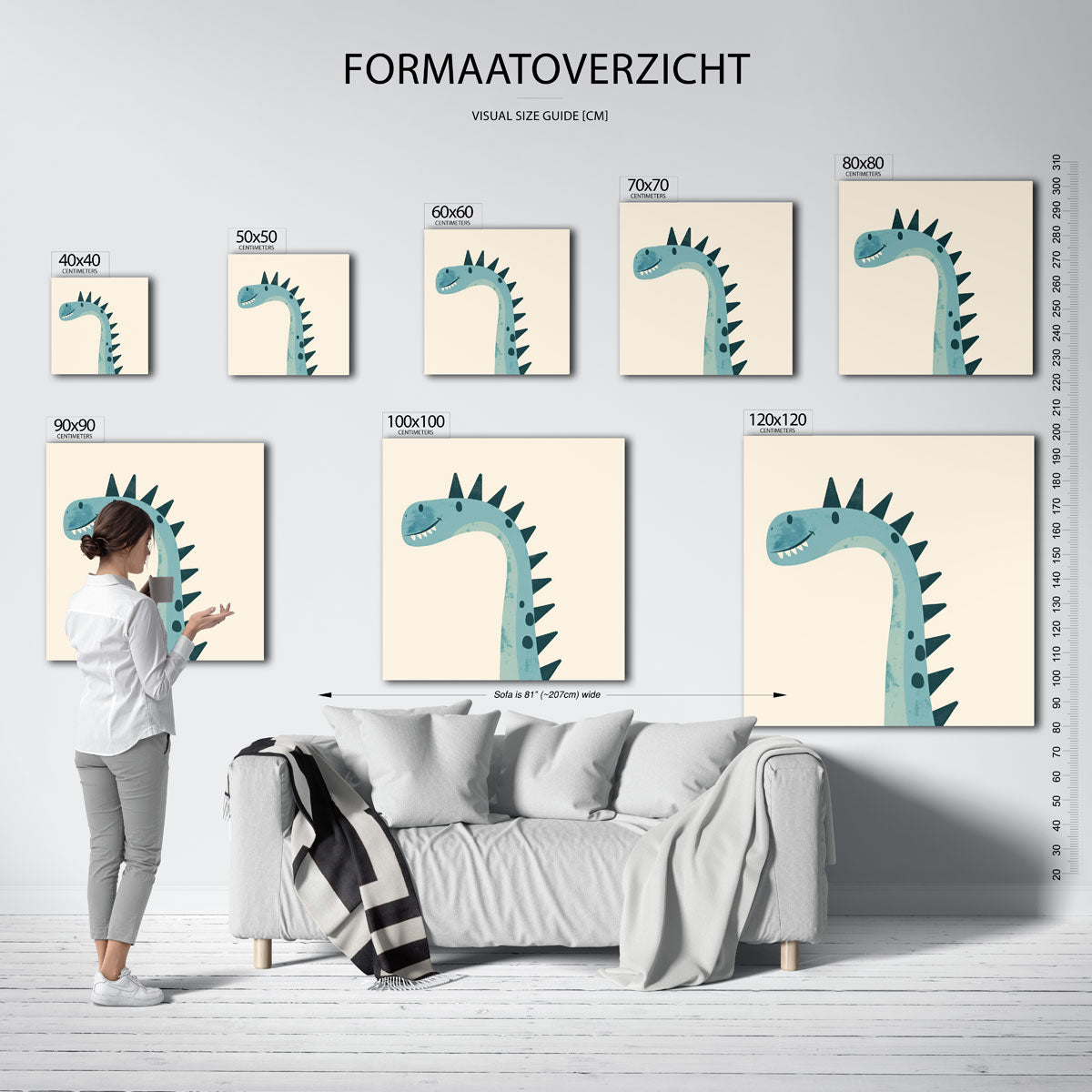 Dinosaurus met stekels Poster