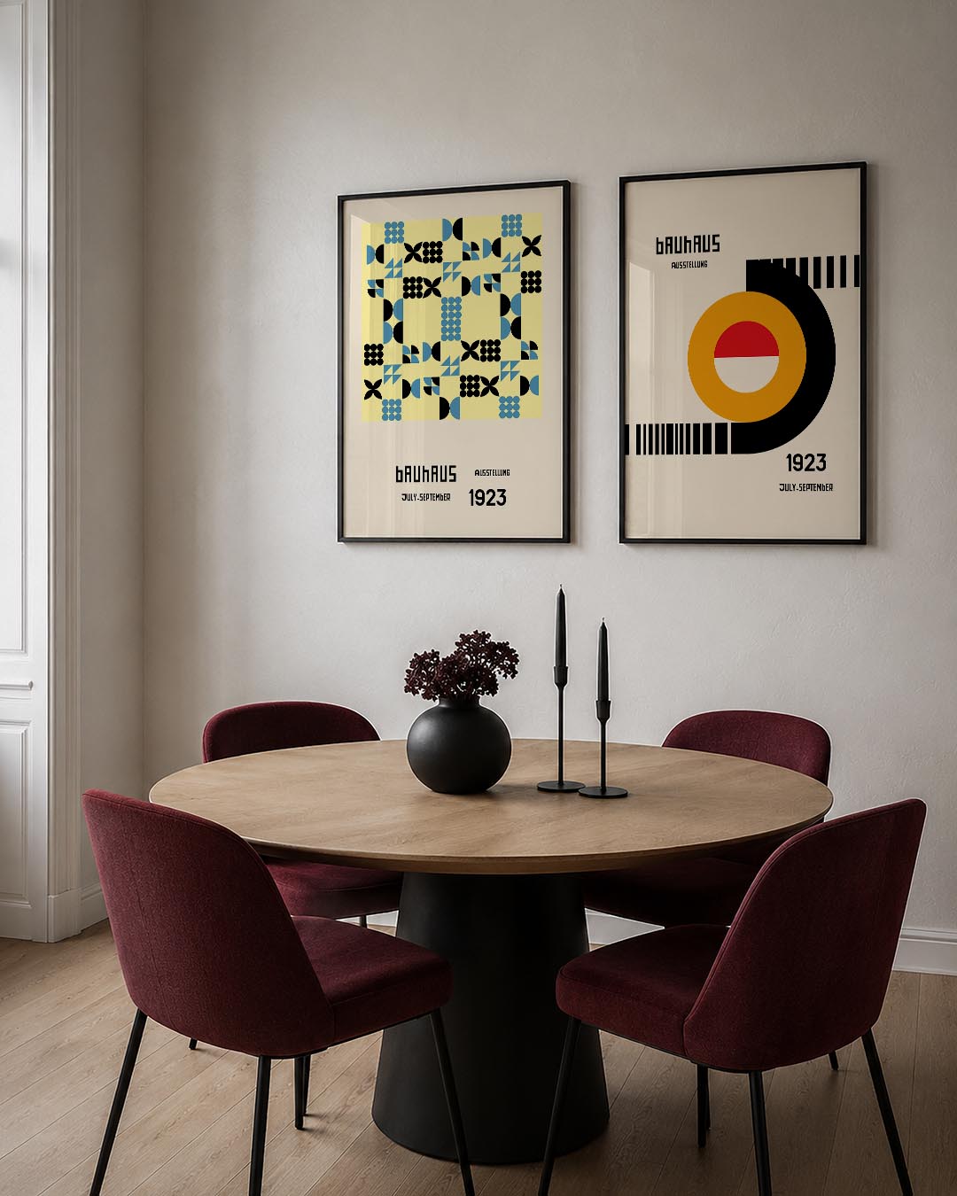 Vormen en vlakkenspel Posterset