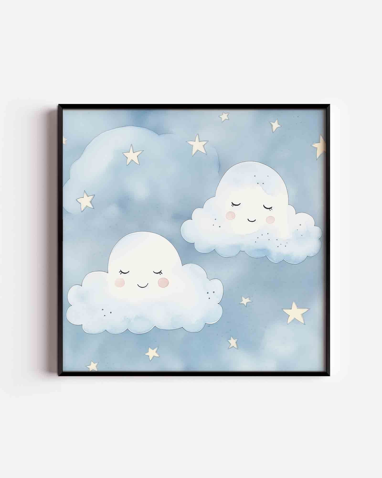 Slapende wolken Poster