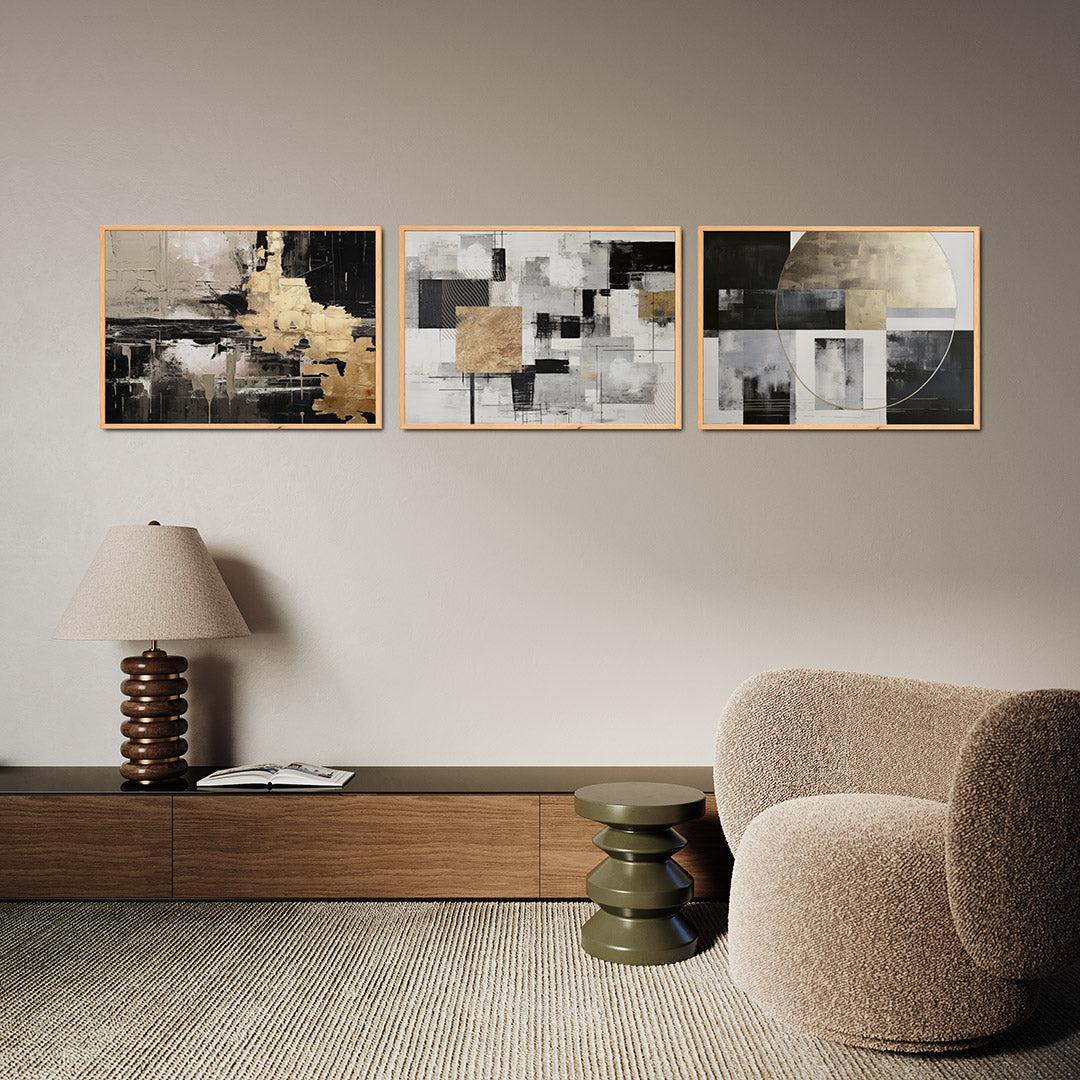 Gouden vormen Posterset