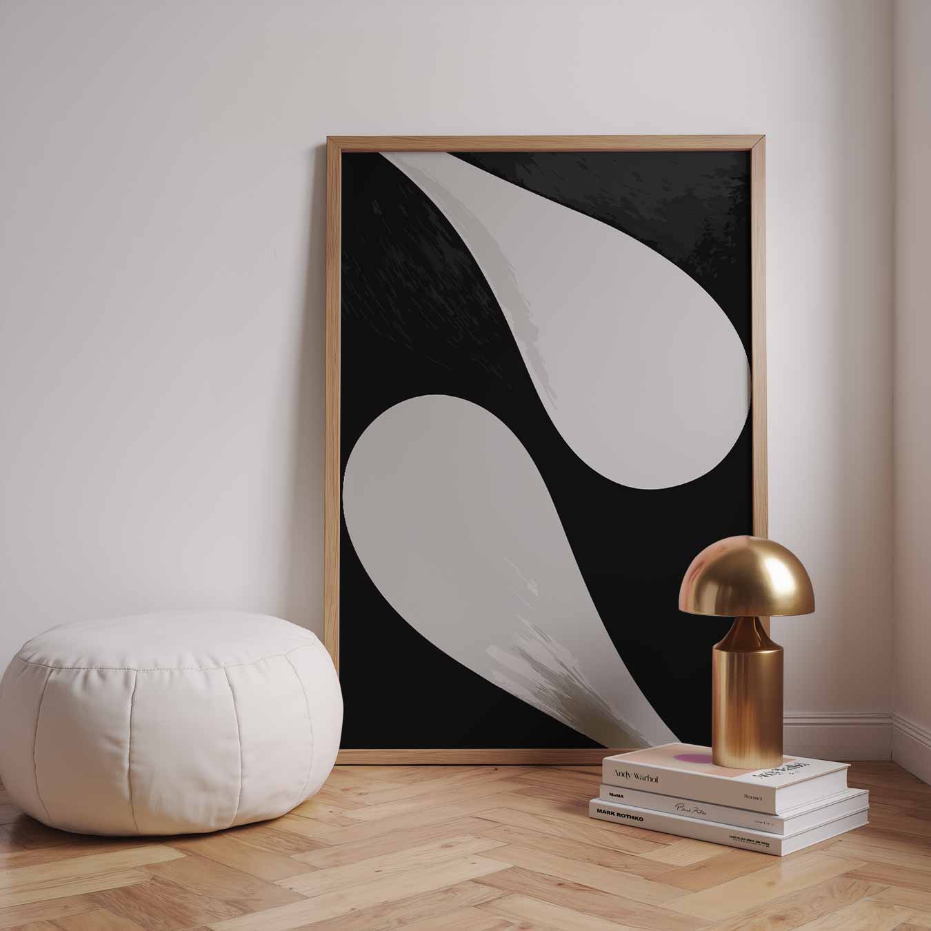 Moderne Abstractie Poster-WallArtistic
