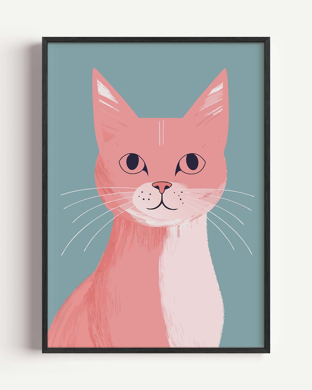 Stylish Kattenposter-WallArtistic