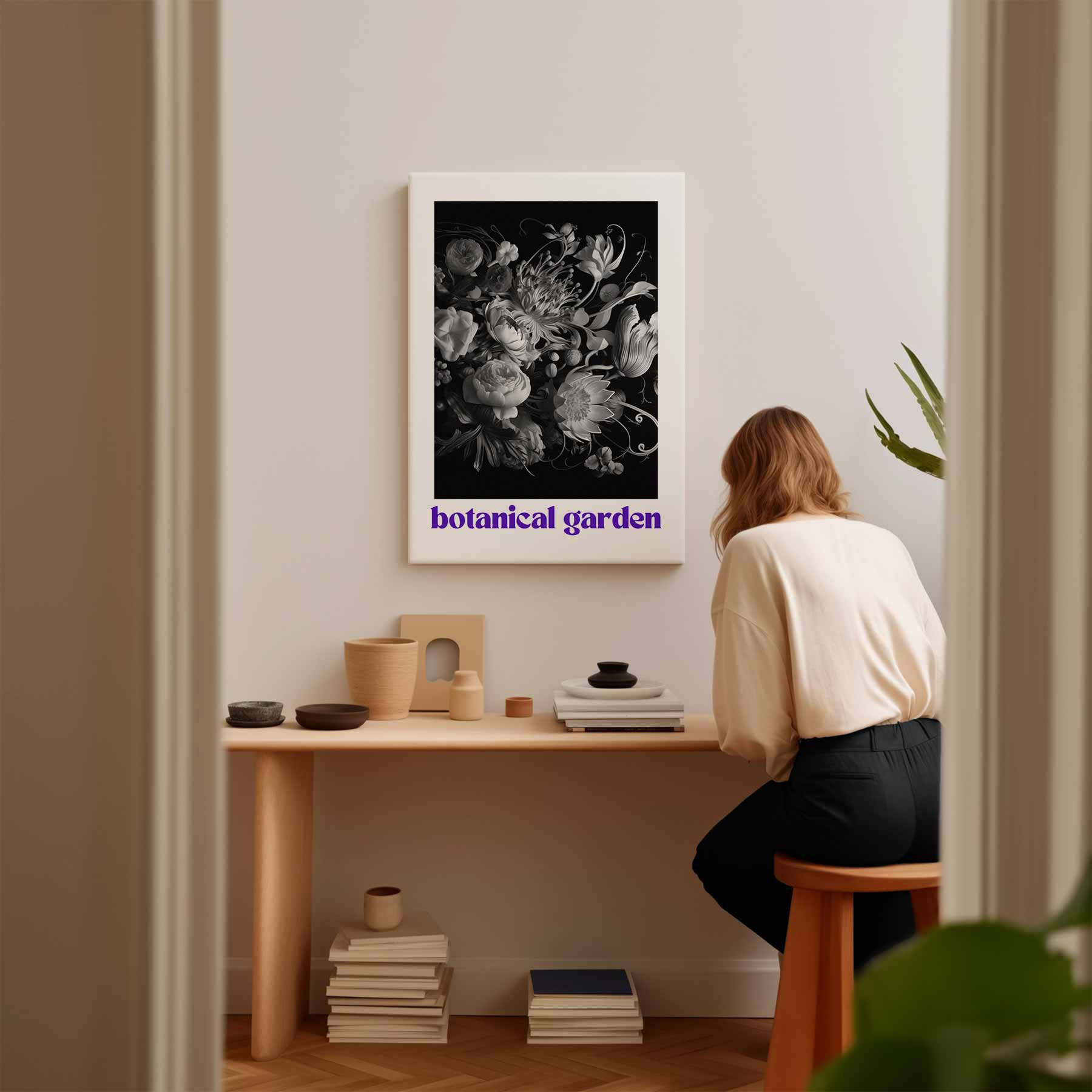 Botanische Tuin Wandkunst Kunstwerk-canvas-dibond-plexiglas-wanddecoratie-WallArtistic