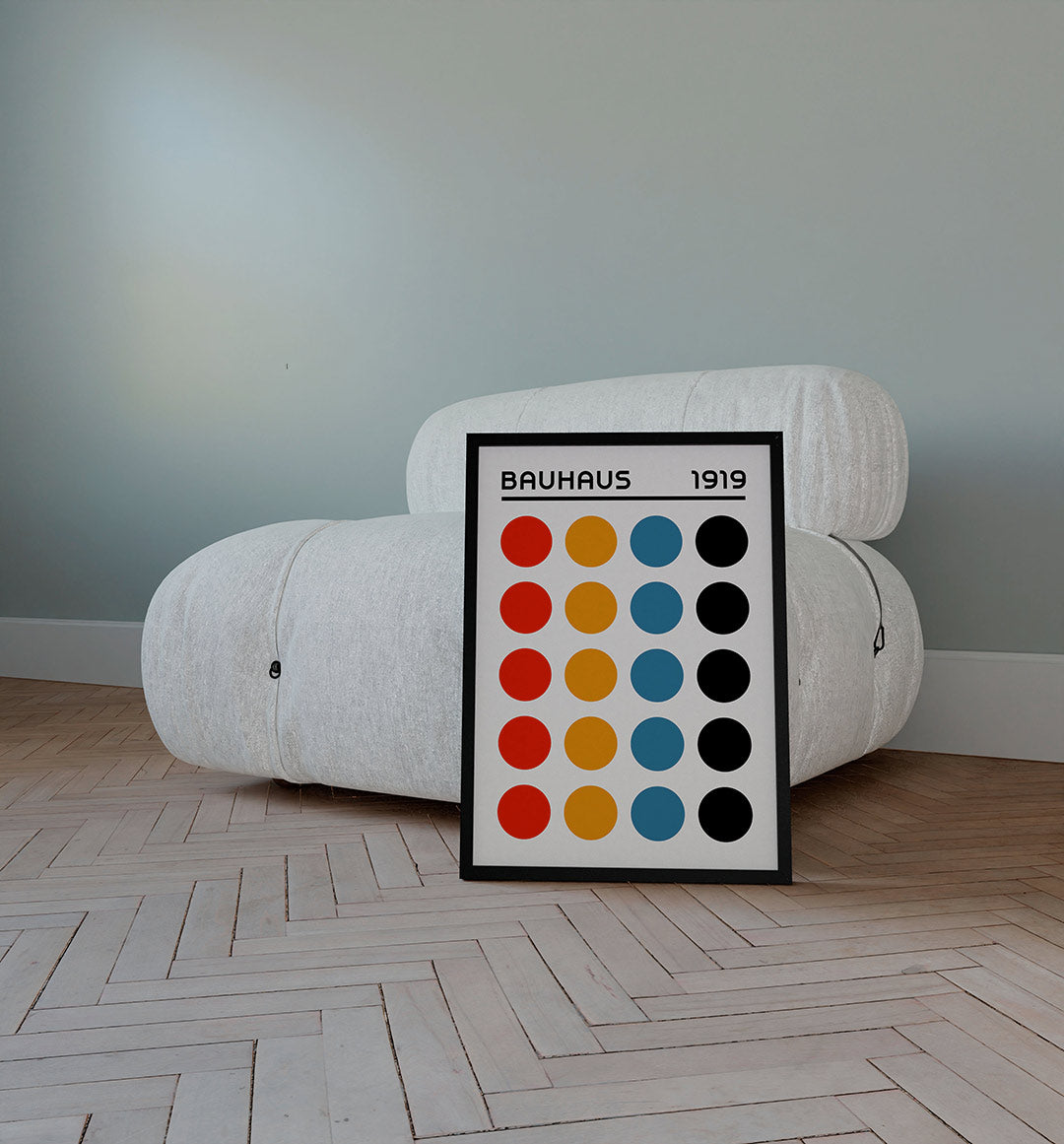 Cirkelritme en kleur Poster