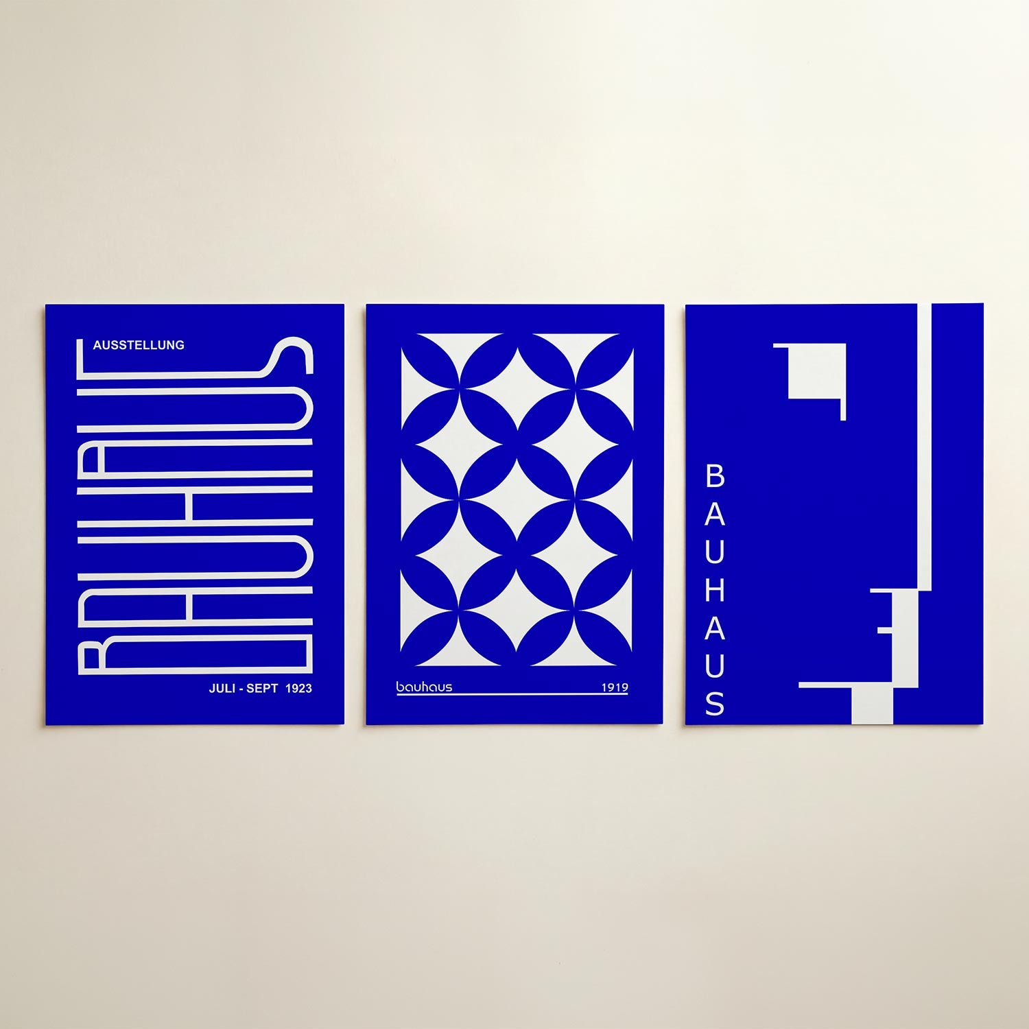 Lijnen en kleurvlakken Posterset