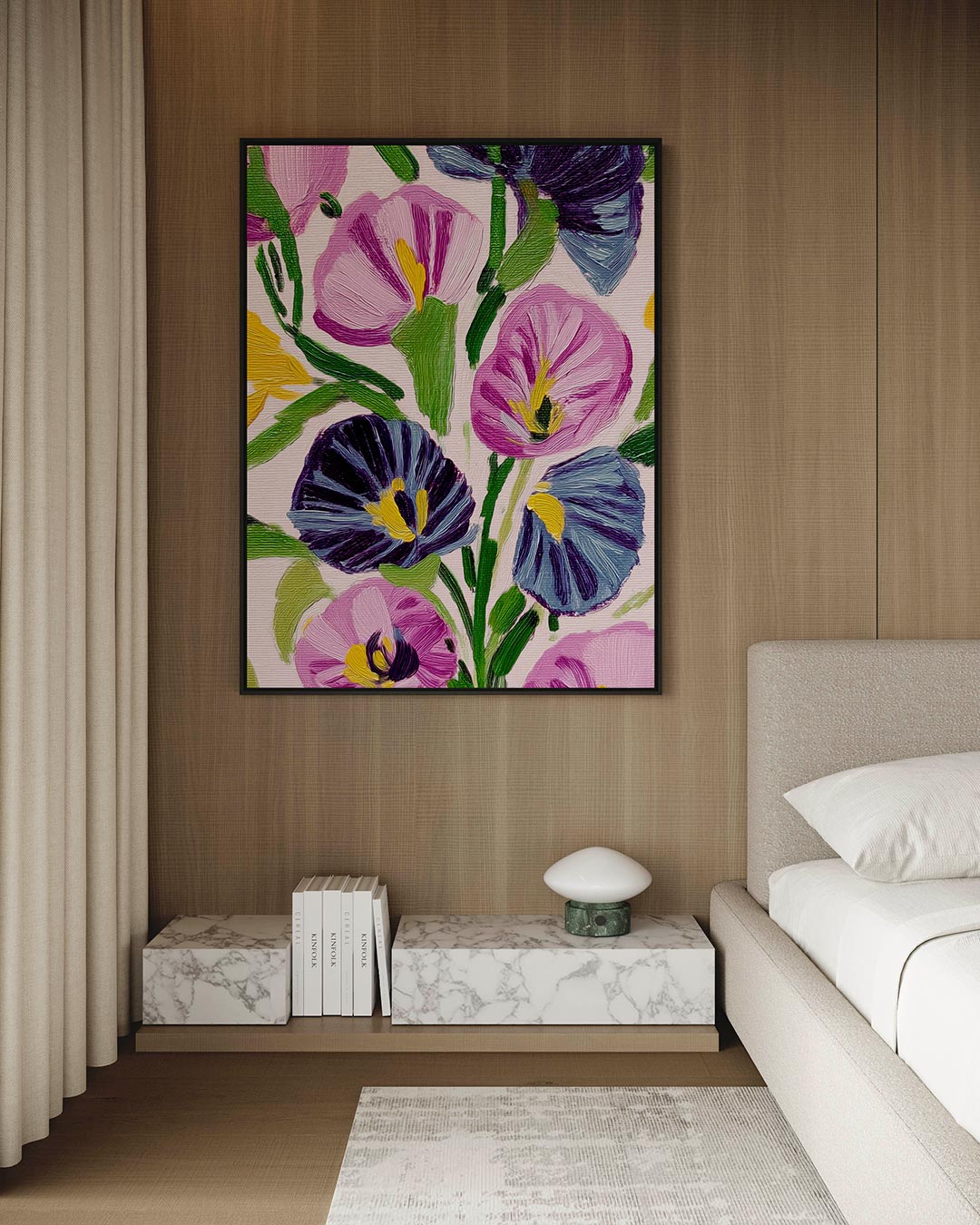 Bloemrijke kleurenpracht Kunstwerk