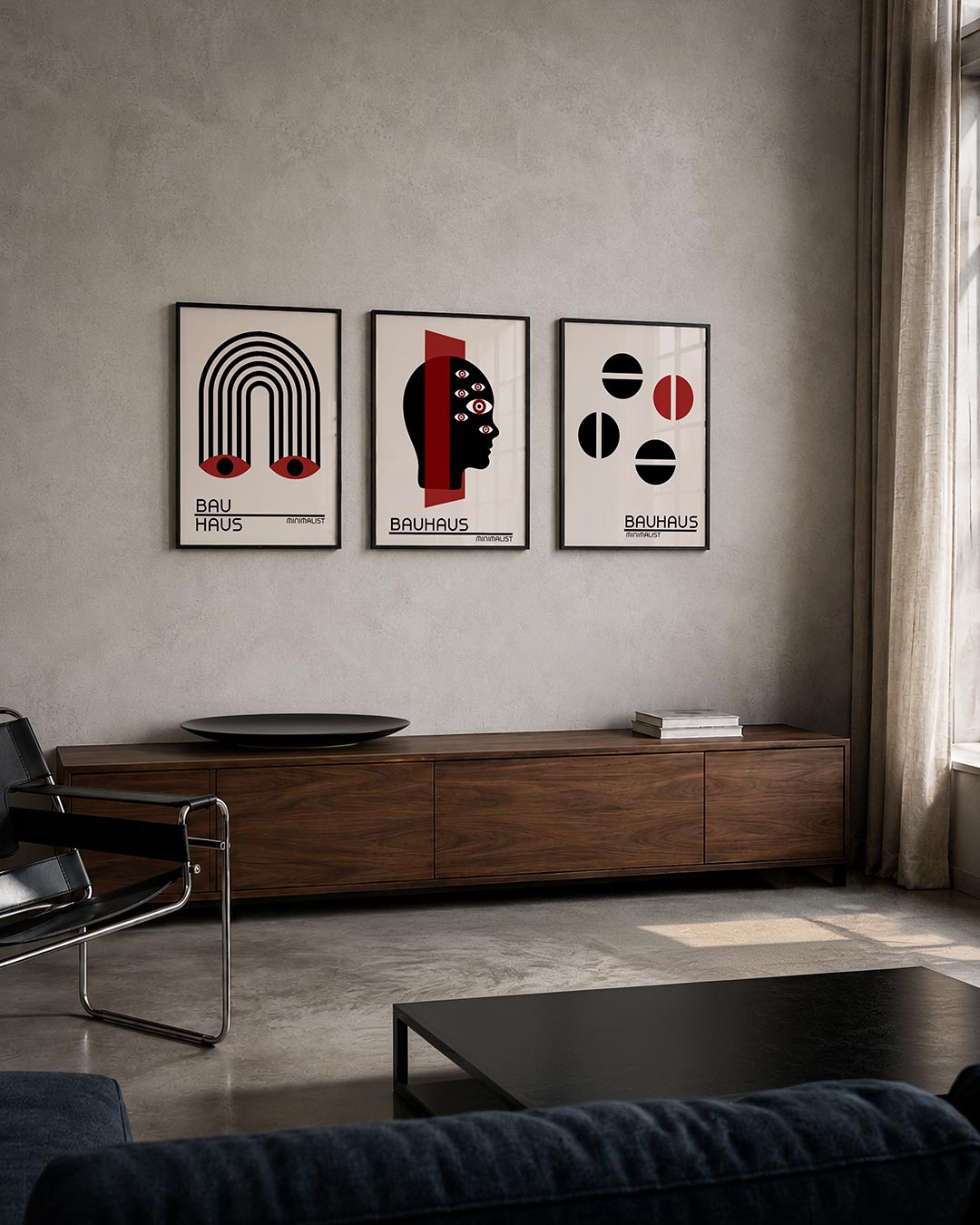 Lijnen en ogen Posterset