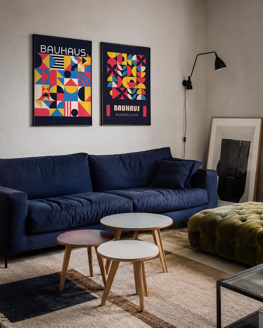 Vorm en kleurenspel Posterset